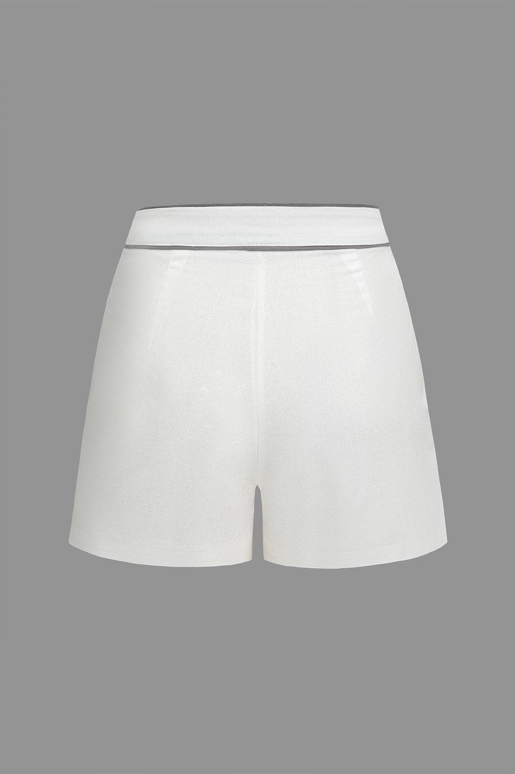 Ensemble chemise short élégant raffinement
