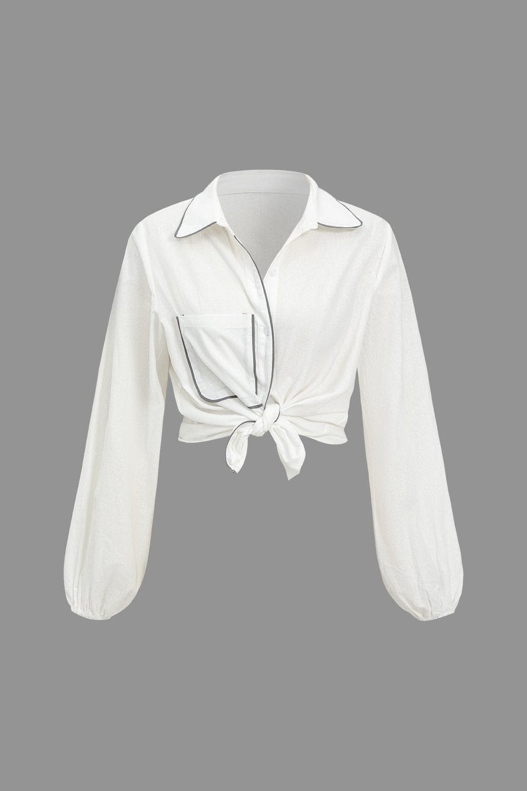 Ensemble blanc asymétrique sophistication