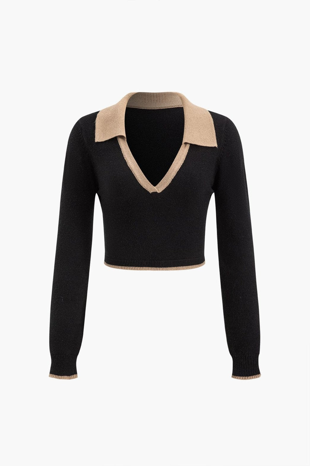 Ensemble jupe et haut tricot bicolore douceur