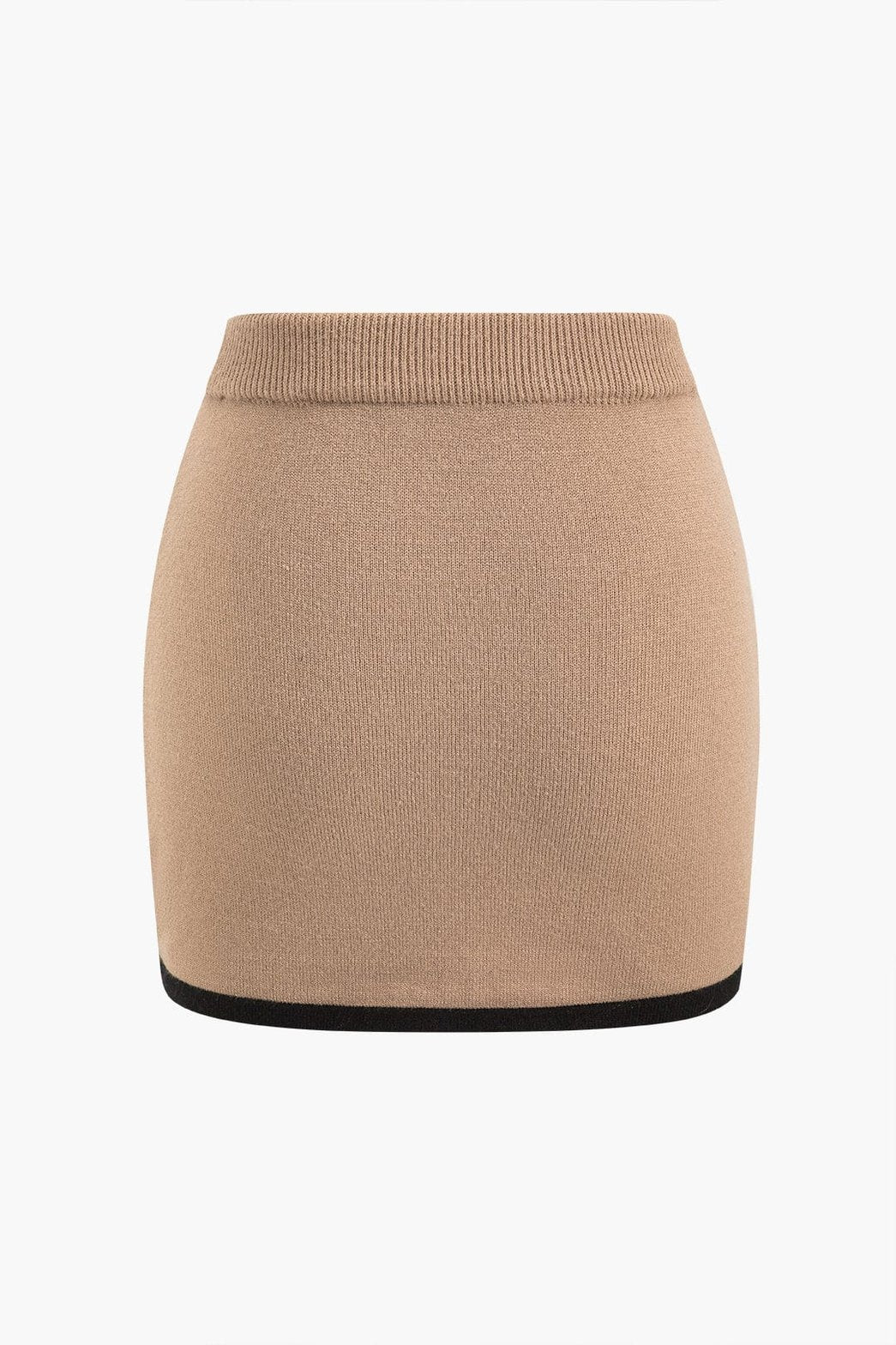 Ensemble tricot bicolore chic élégance