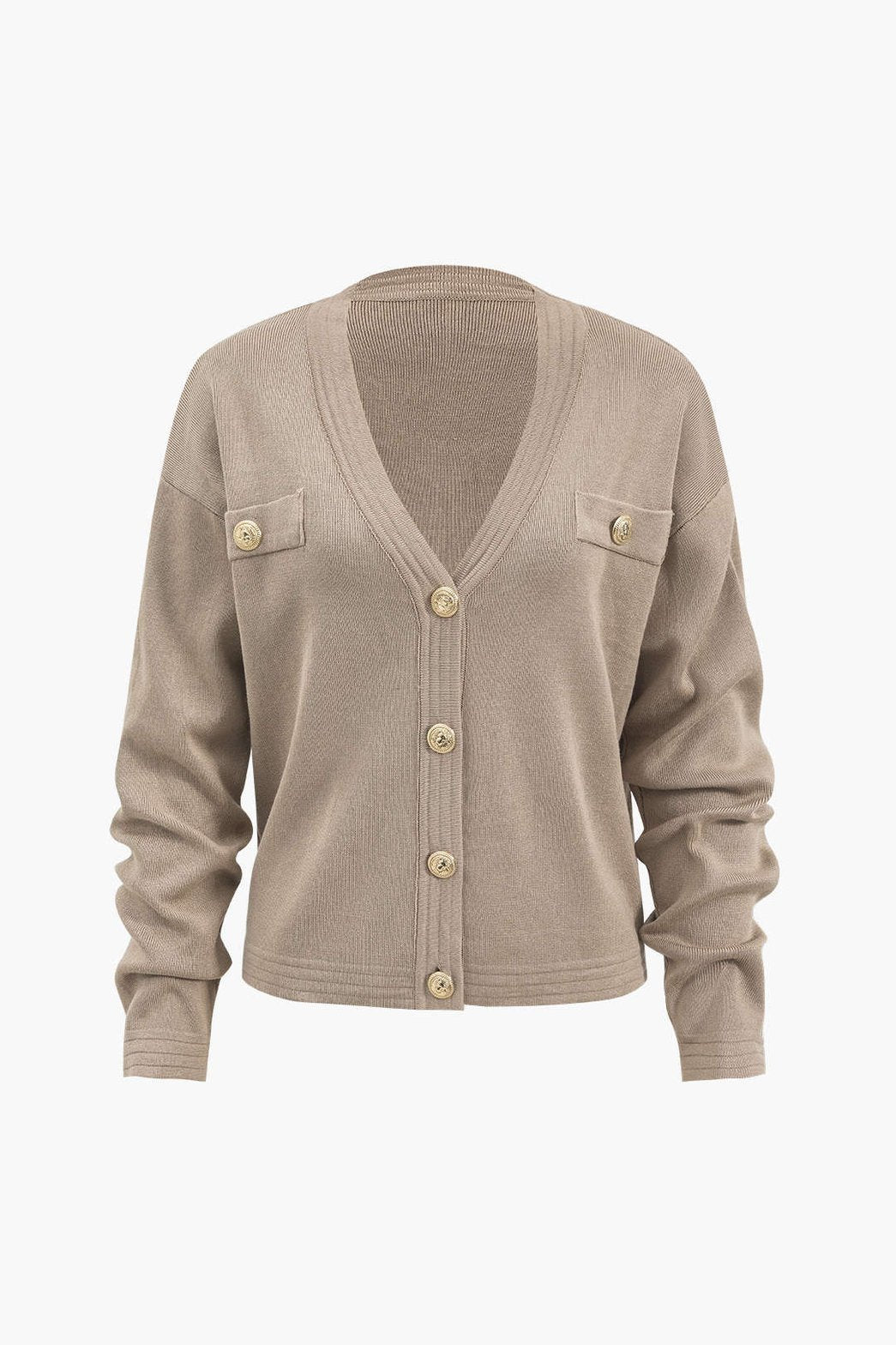 Vue de dos ensemble maille beige chic