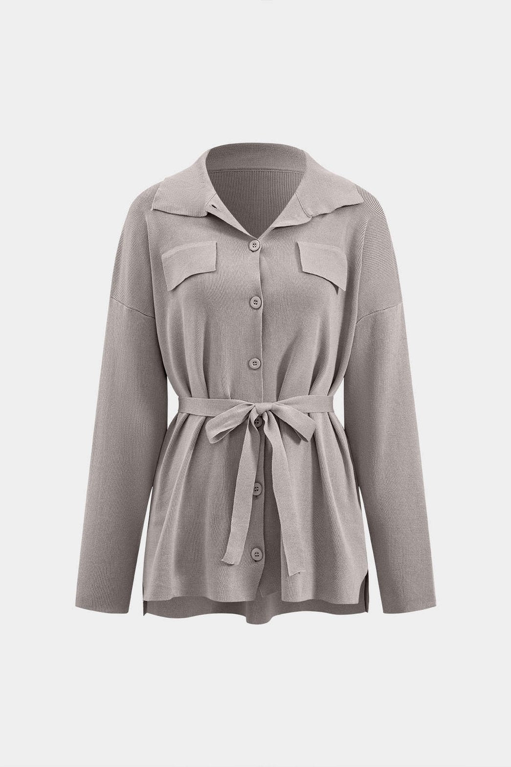 Ensemble en maille avec pantalon large confort