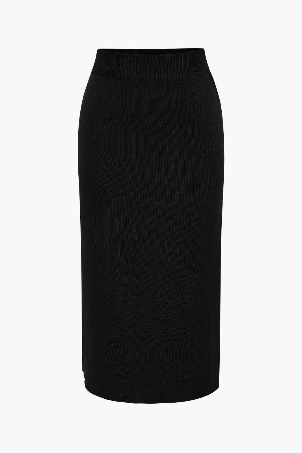Ensemble tricot manches bouffantes allure