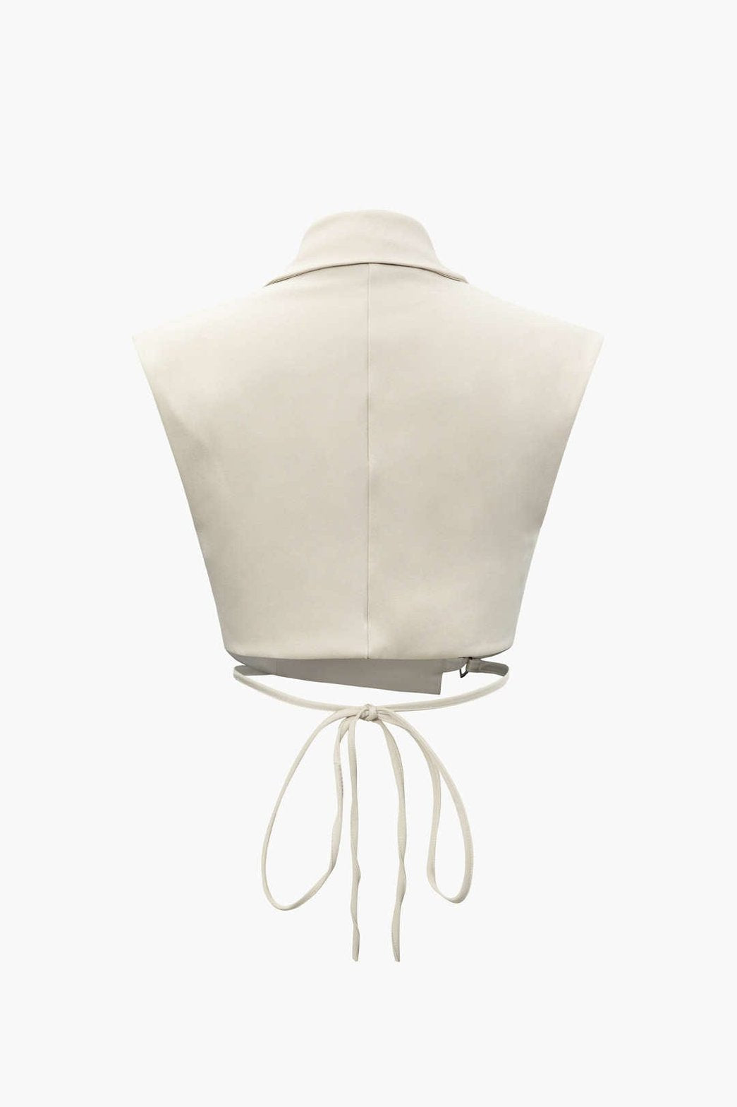 Ensemble Élégant Gilet Court et Pantalon Large