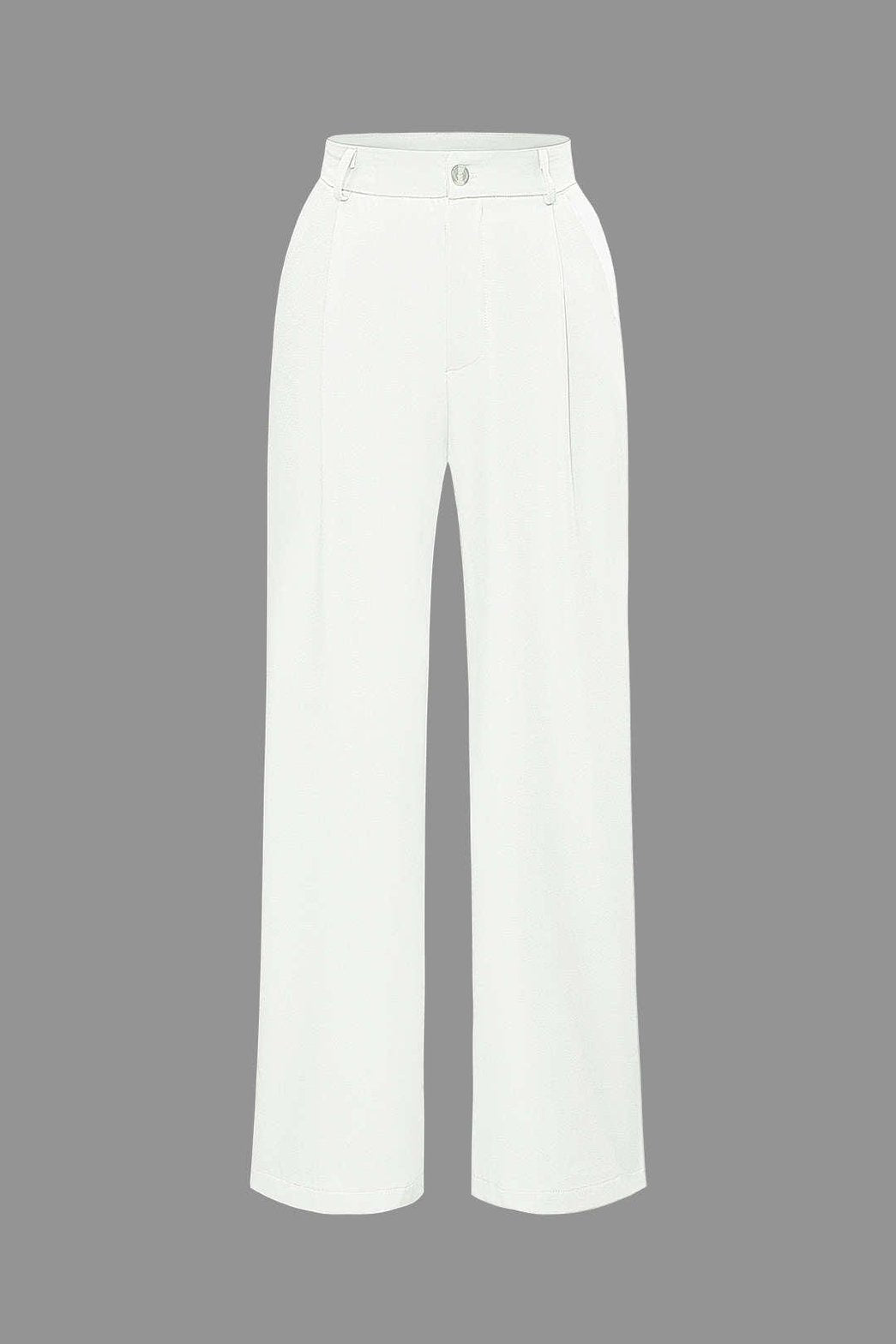 Ensemble Élégant Gilet Court et Pantalon Large