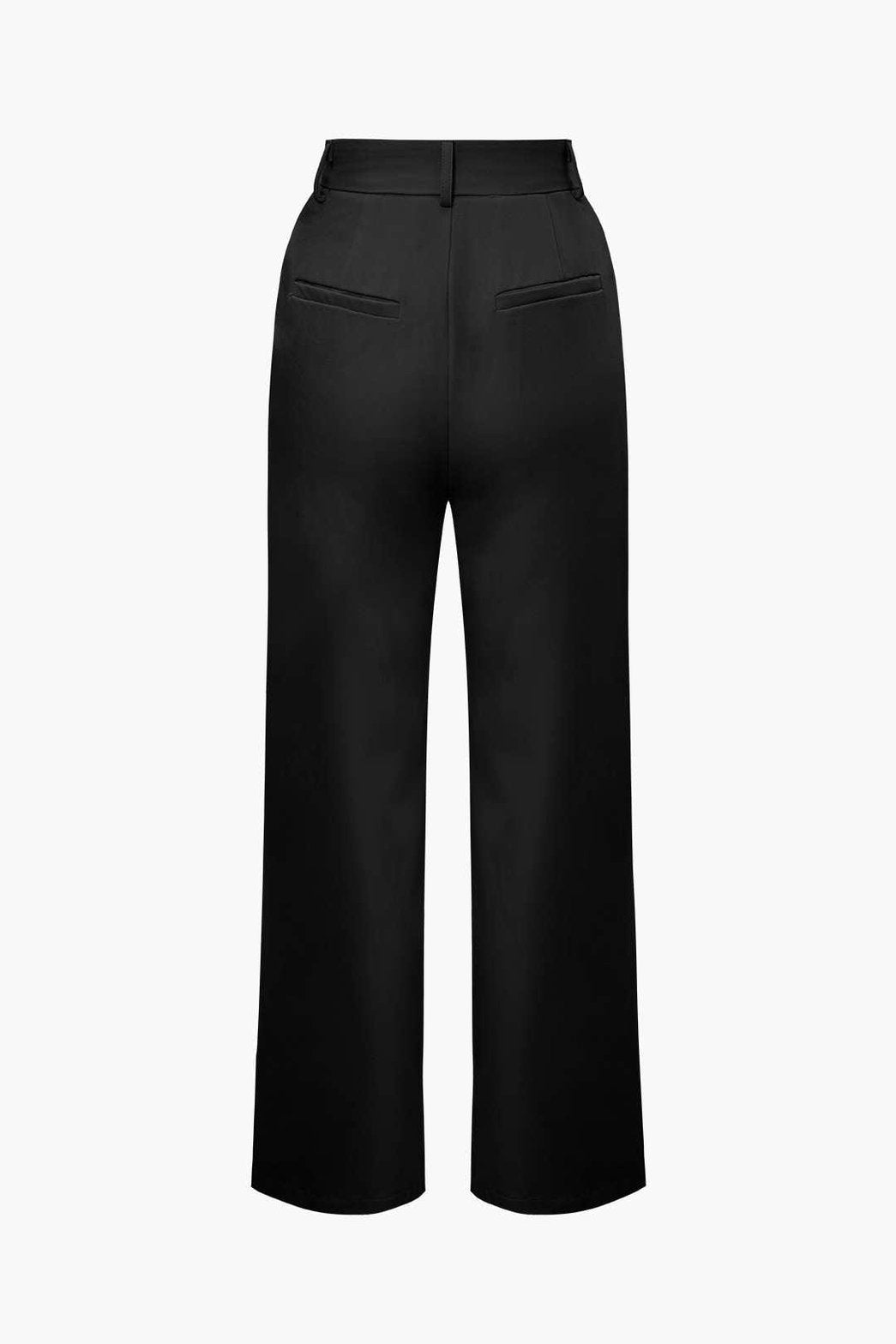 Ensemble Élégant Gilet Court et Pantalon Large