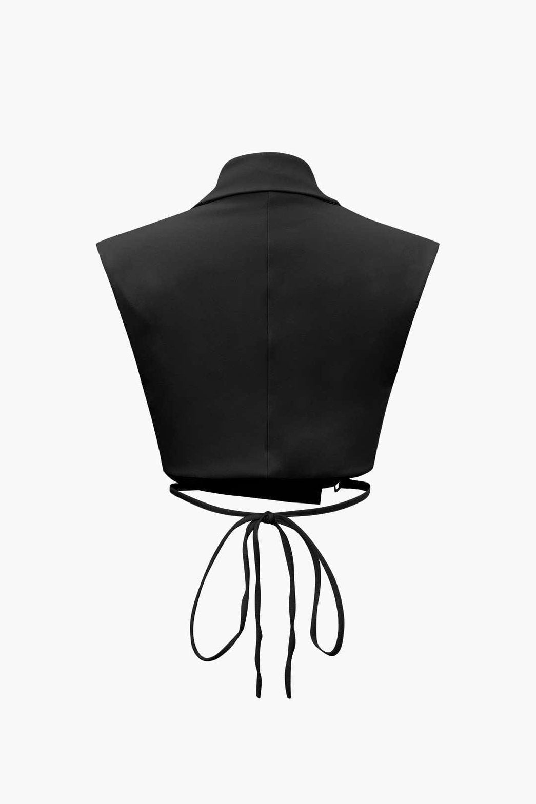 Ensemble Élégant Gilet Court et Pantalon Large