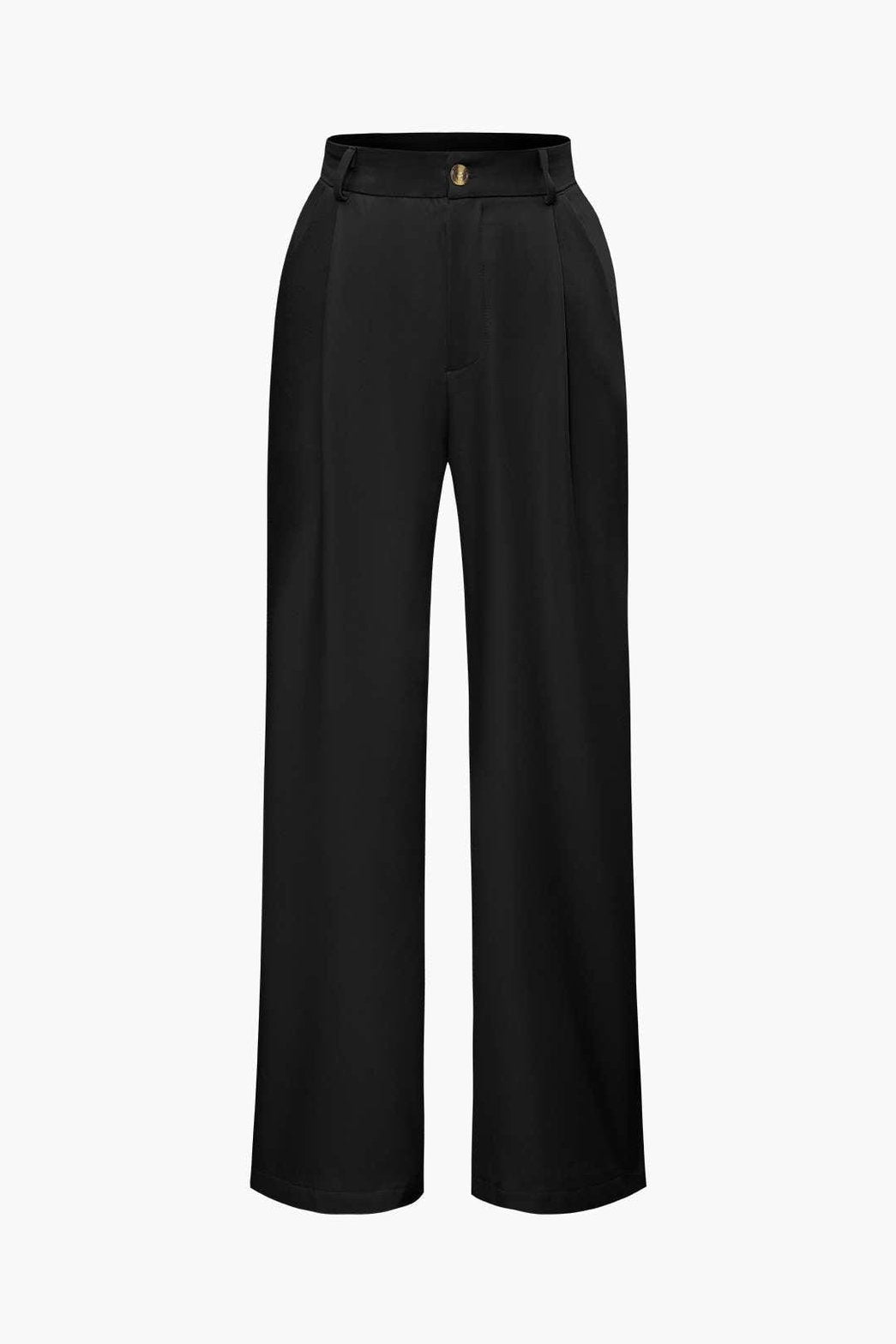 Ensemble Élégant Gilet Court et Pantalon Large