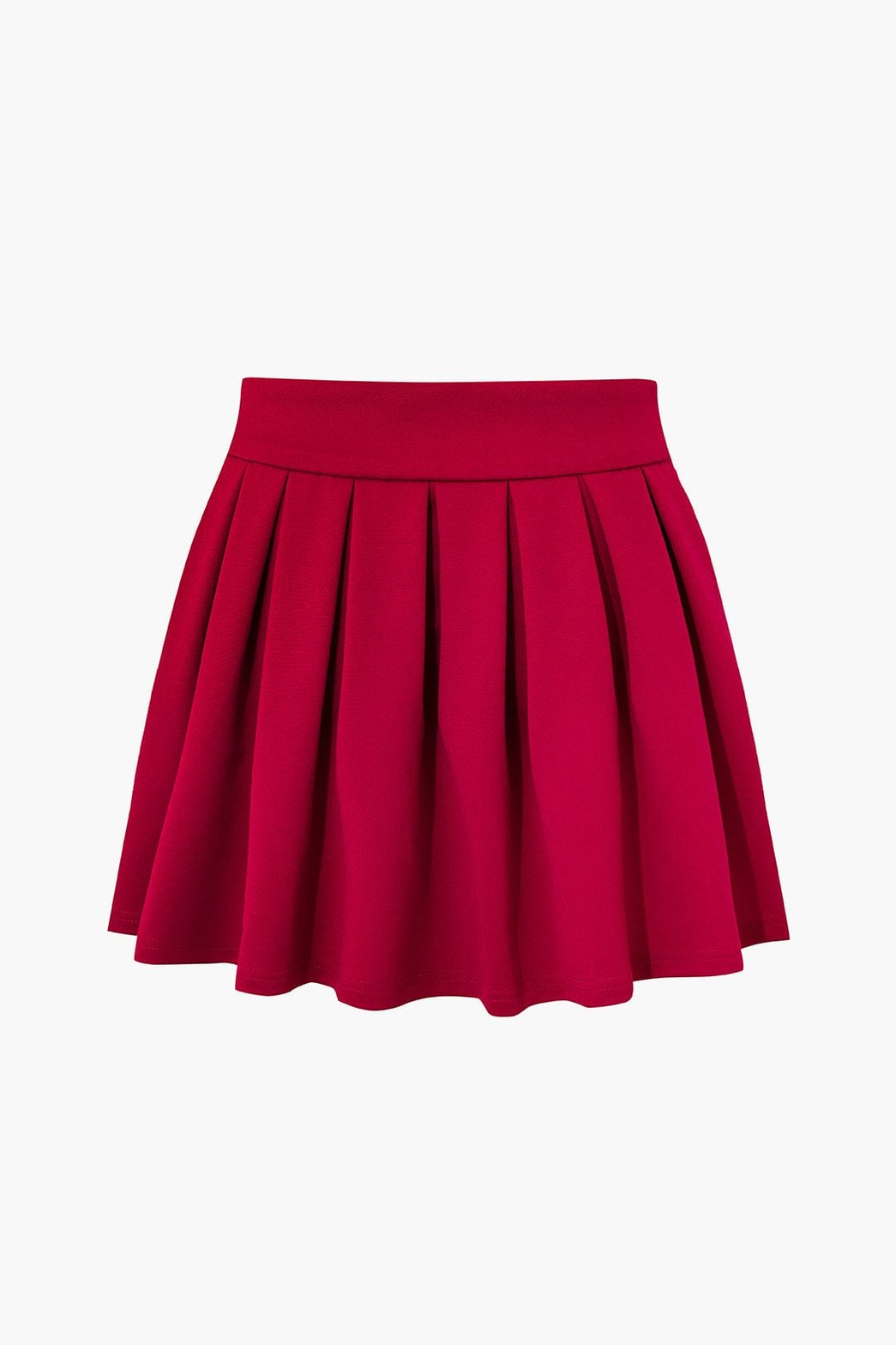Détail plis jupe blanche souplesse