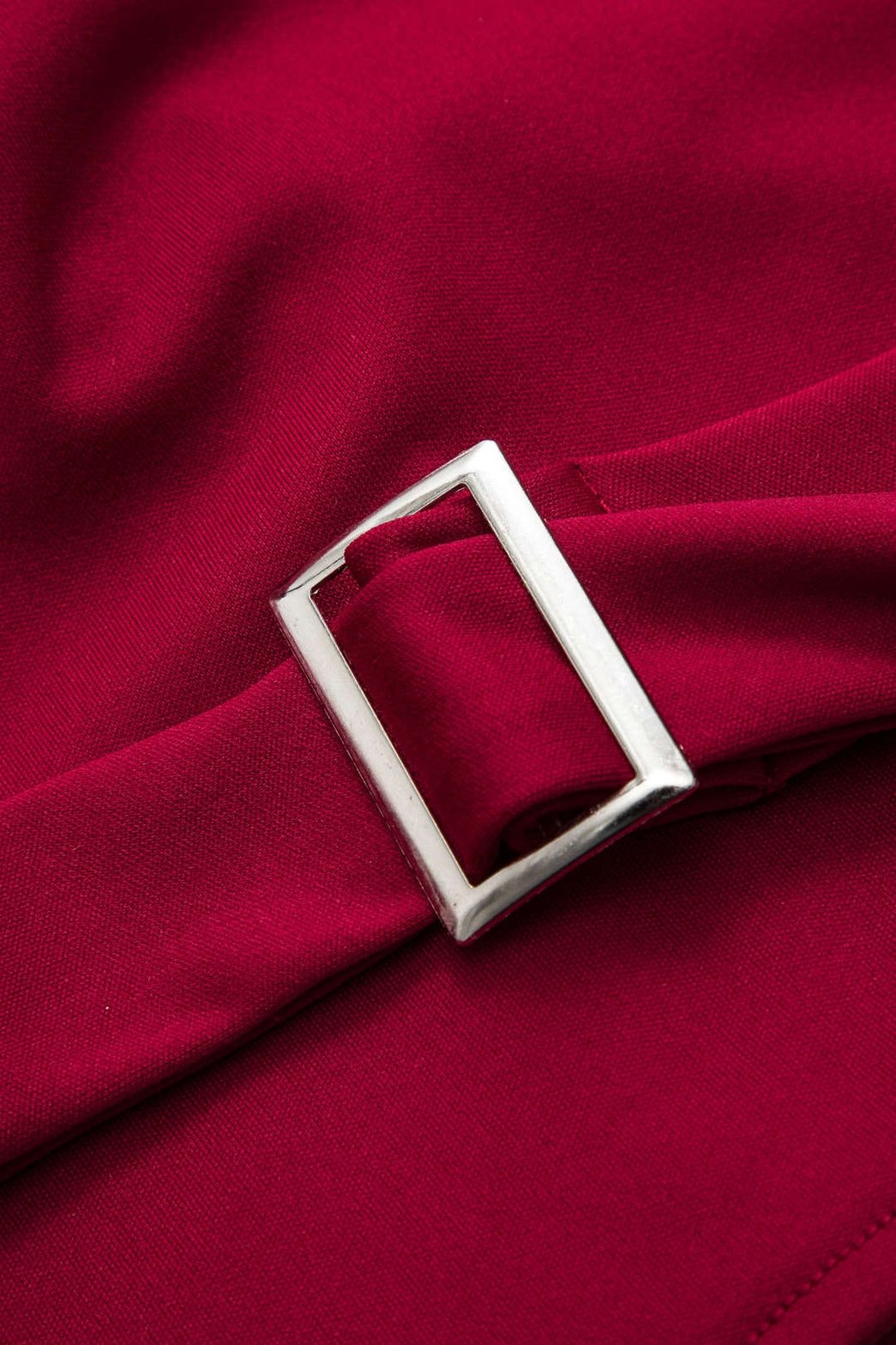 Détail boutons du top blanc perle