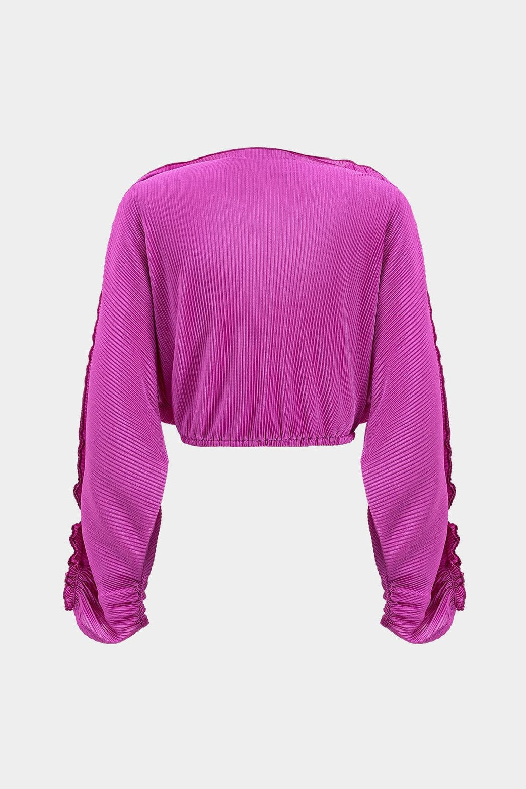 Ensemble plissé fuchsia vue latérale étoile