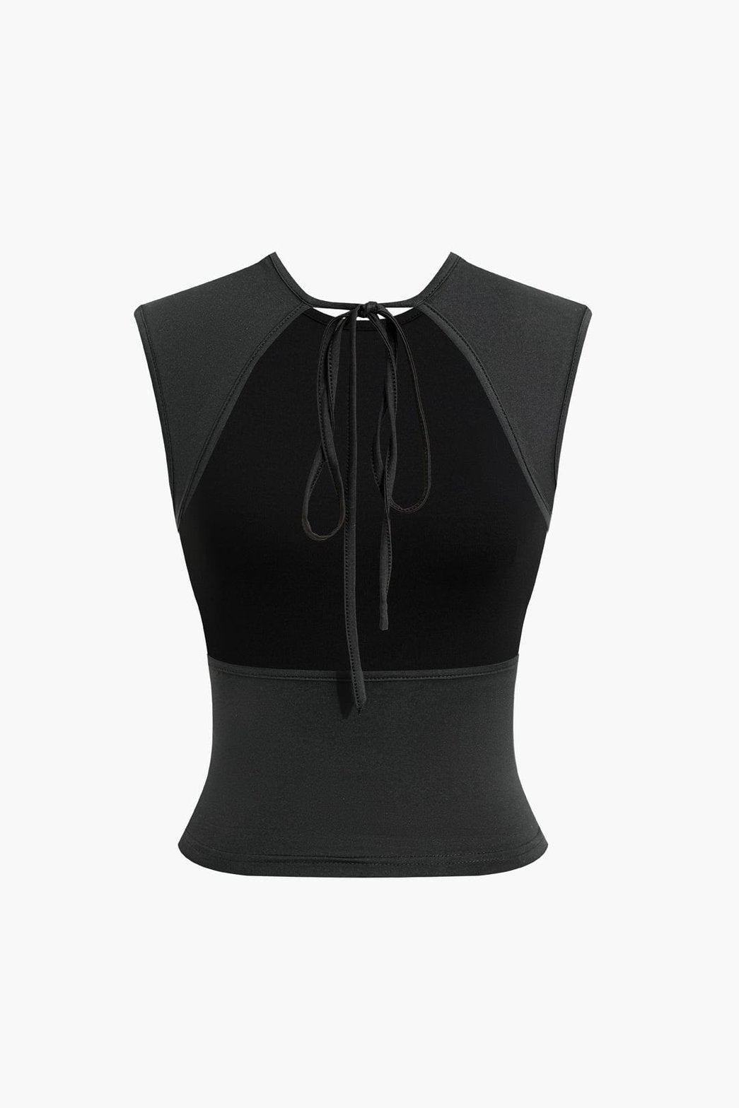 Ensemble top dos nu et jupe volantée vue de côté étoile