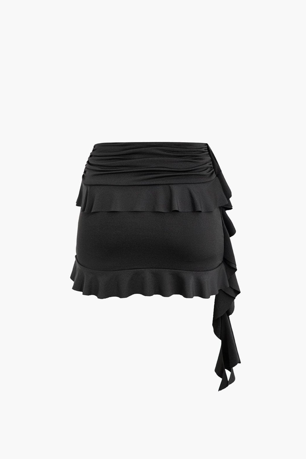 Ensemble top dos nu et jupe volantée vue détaillée ocean