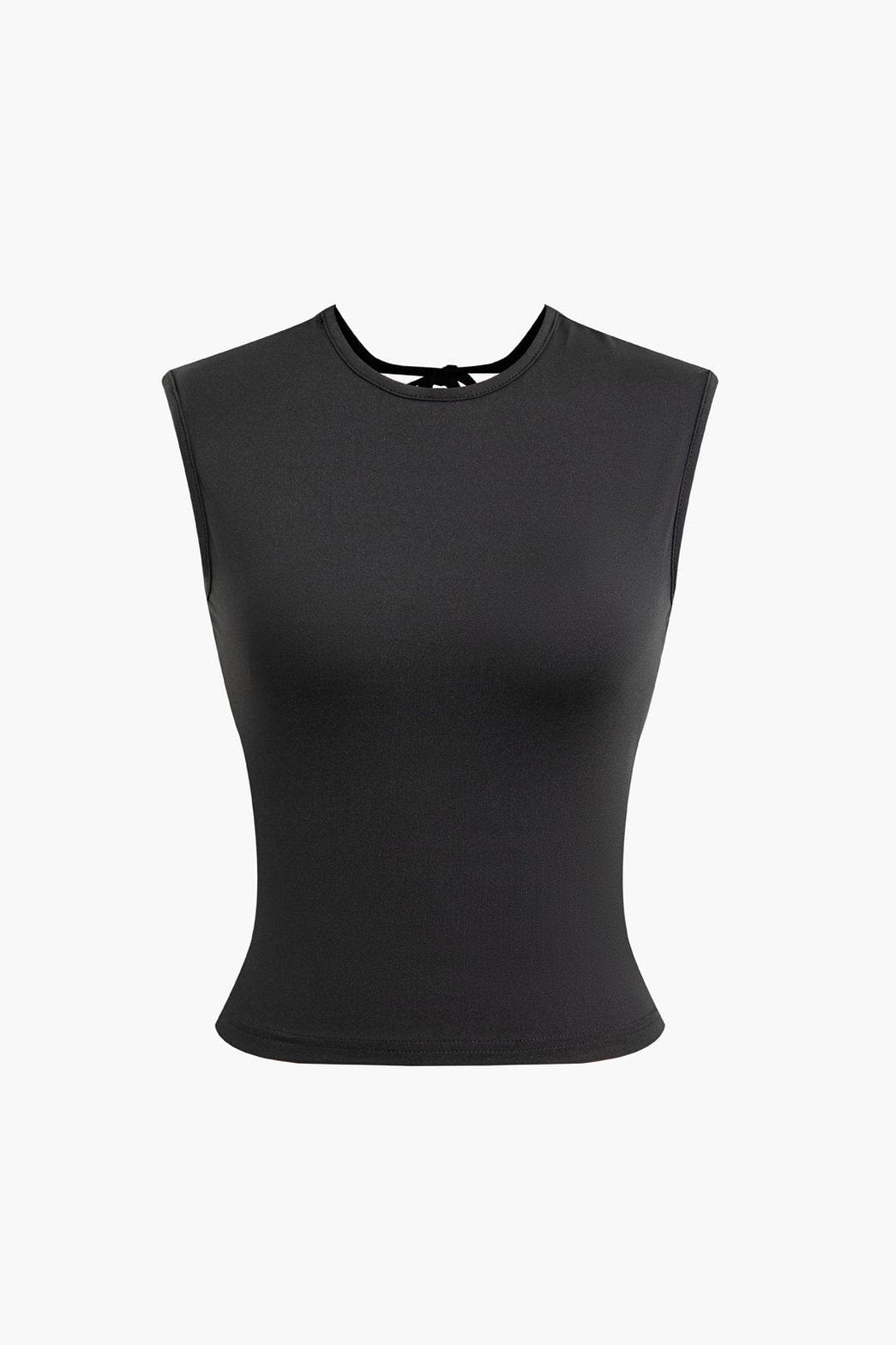 Ensemble top dos nu et jupe volantée vue de dos lune