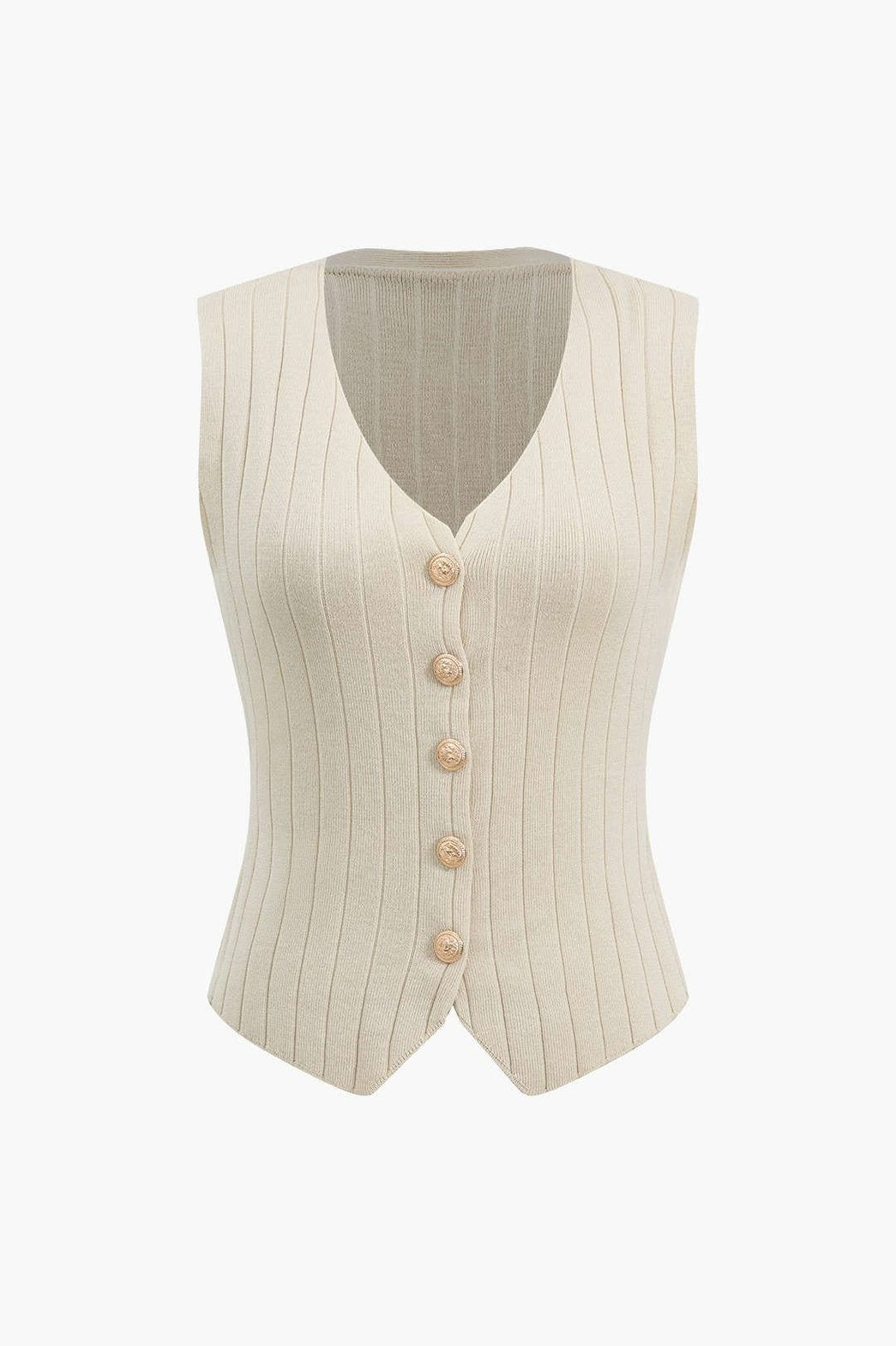 Détail boutons dorés raffiné