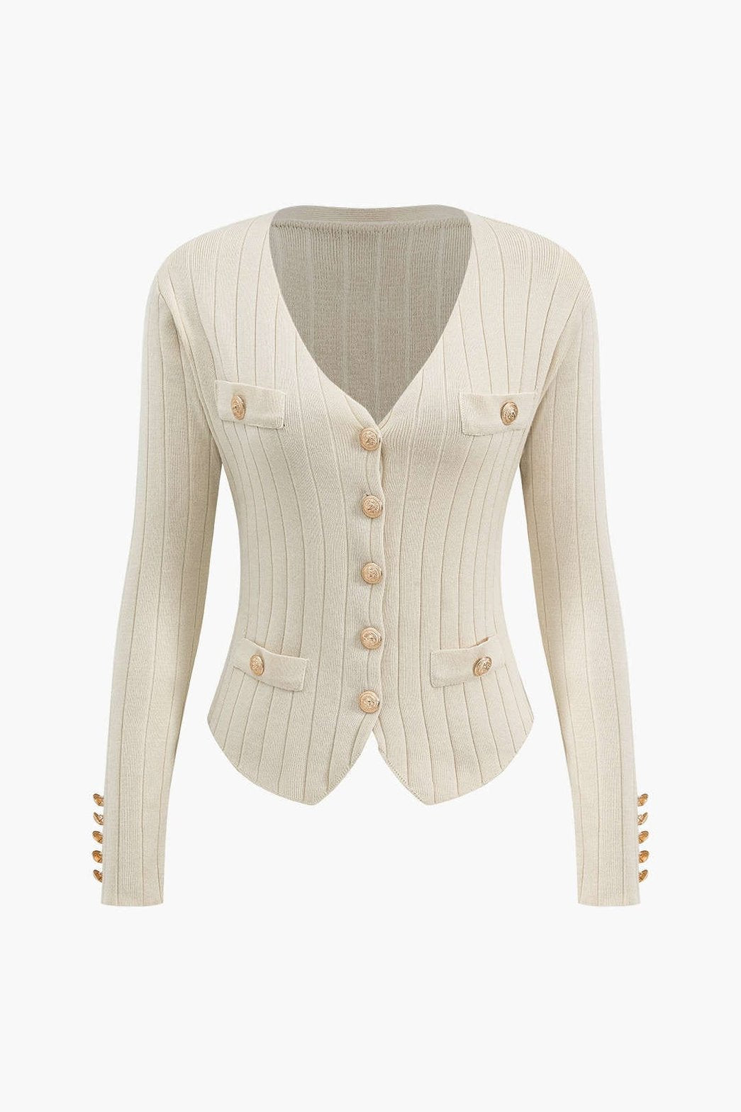 Ensemble maille côtelée élégance