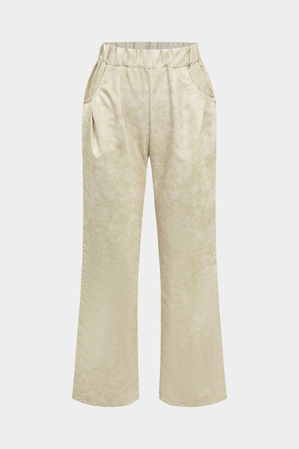 Ensemble tie-dye beige détail top éclat