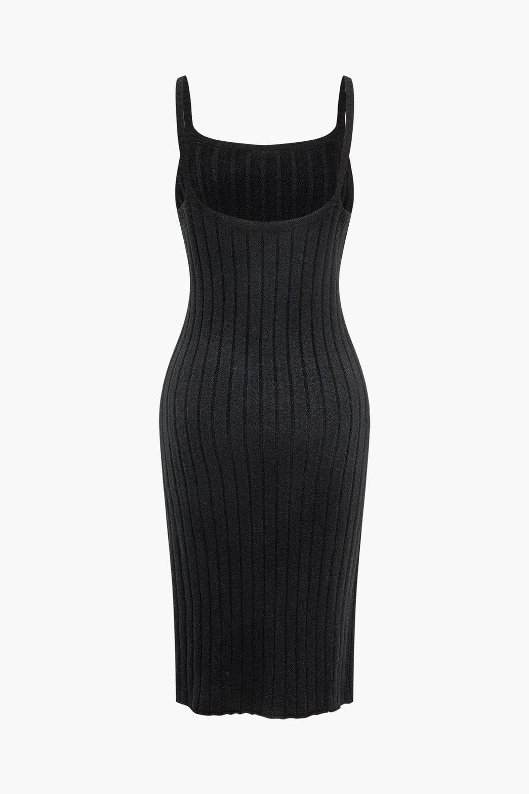 Détail maille côtelée ensemble noir - Finesse