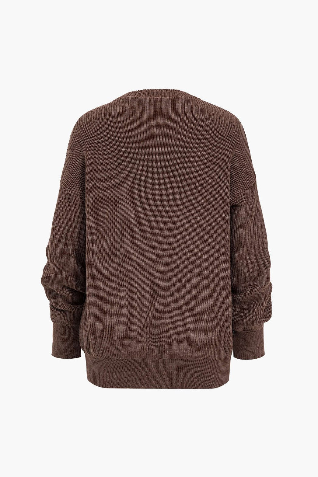 Détail maille côtelée robe longue chaleur