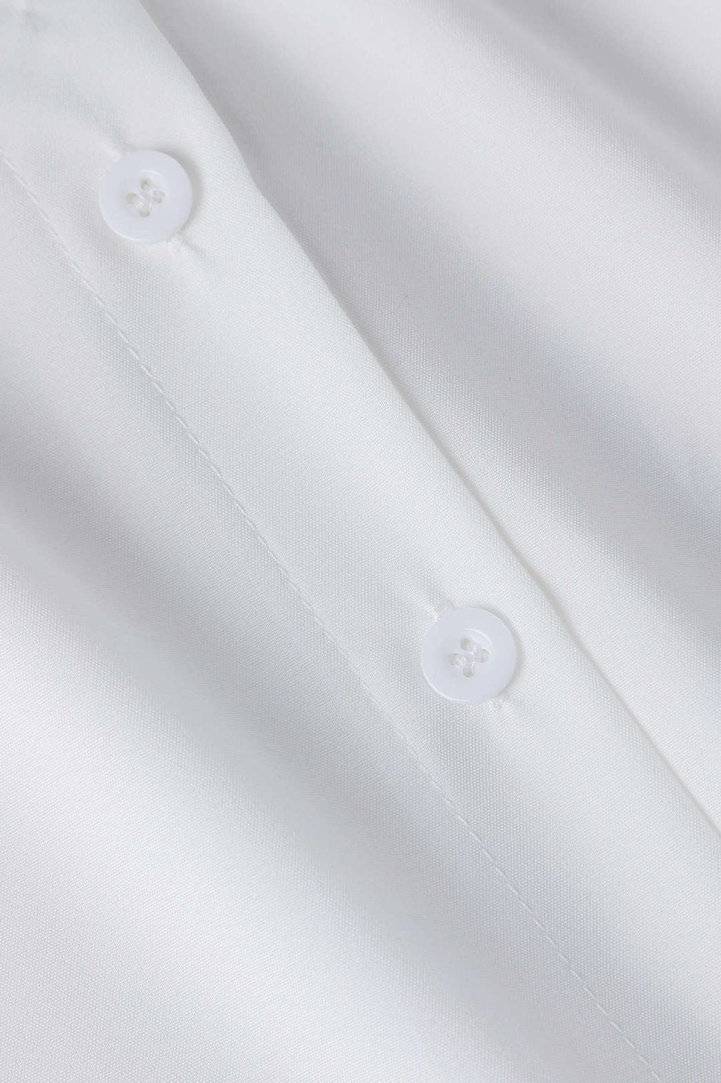 Vue latérale ensemble robe chemise et corset denim unique