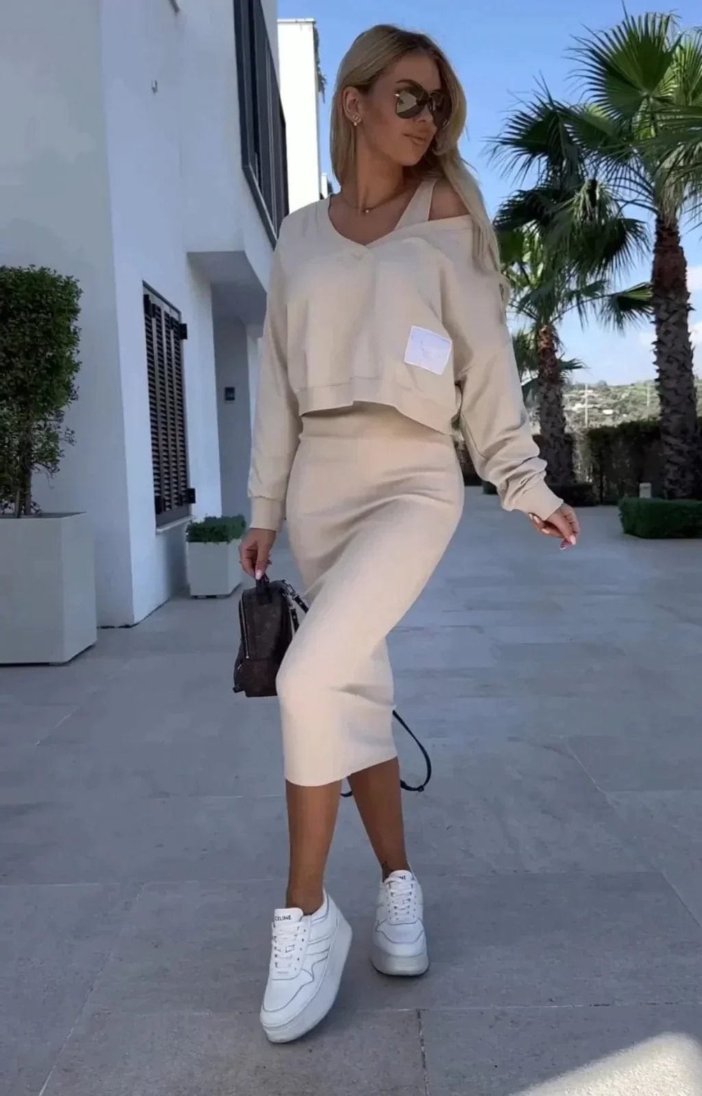 Ensemble coordonné moderne douceur