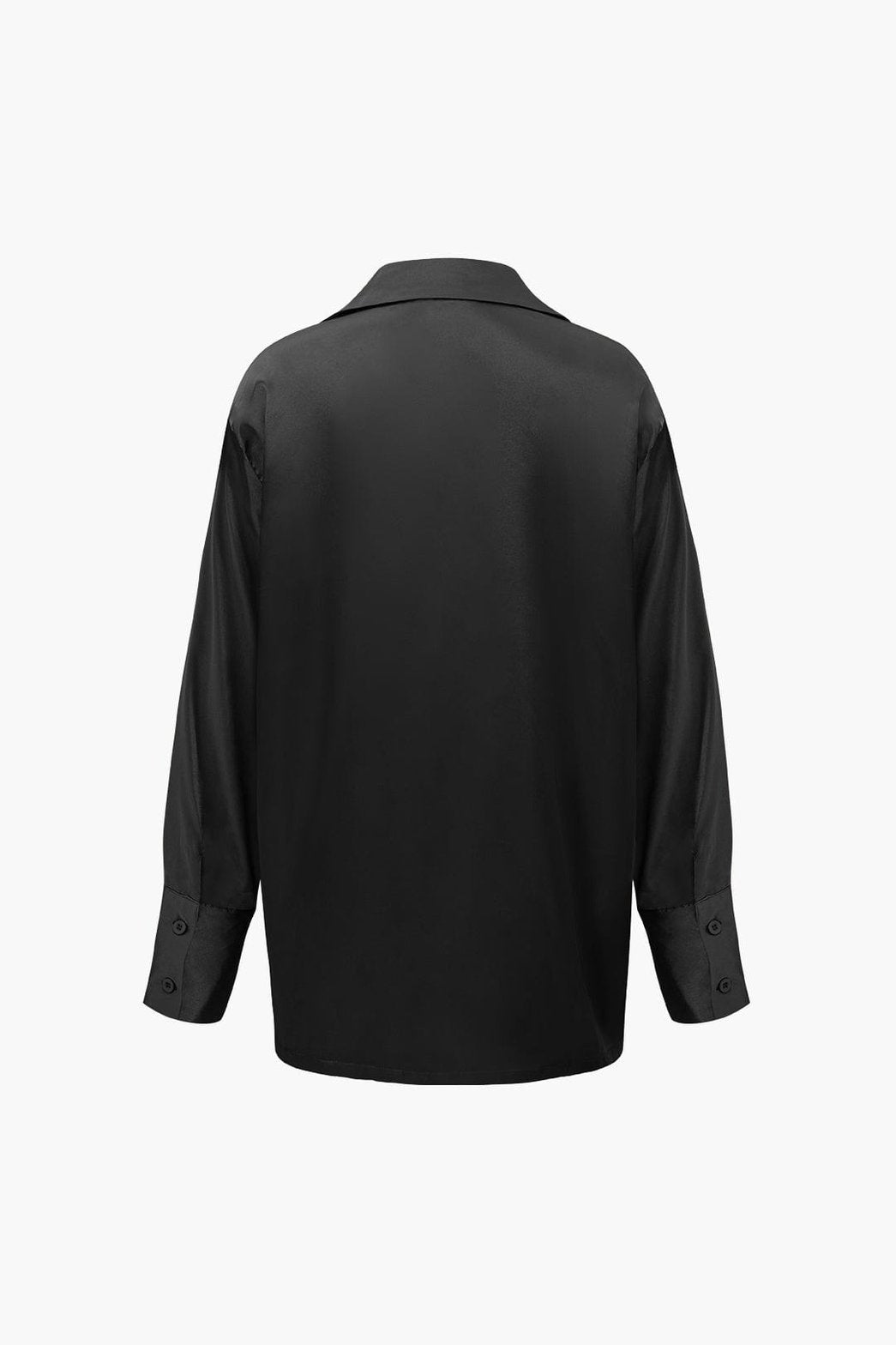 Ensemble Satiné Élégant Chemise et Pantalon Large