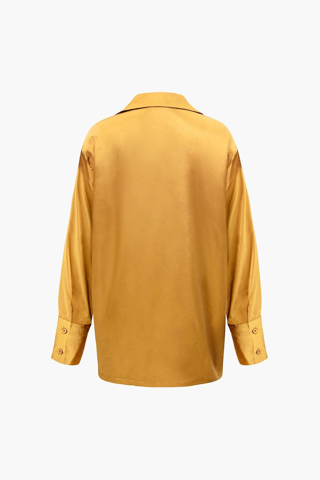 Ensemble Satiné Élégant Chemise et Pantalon Large