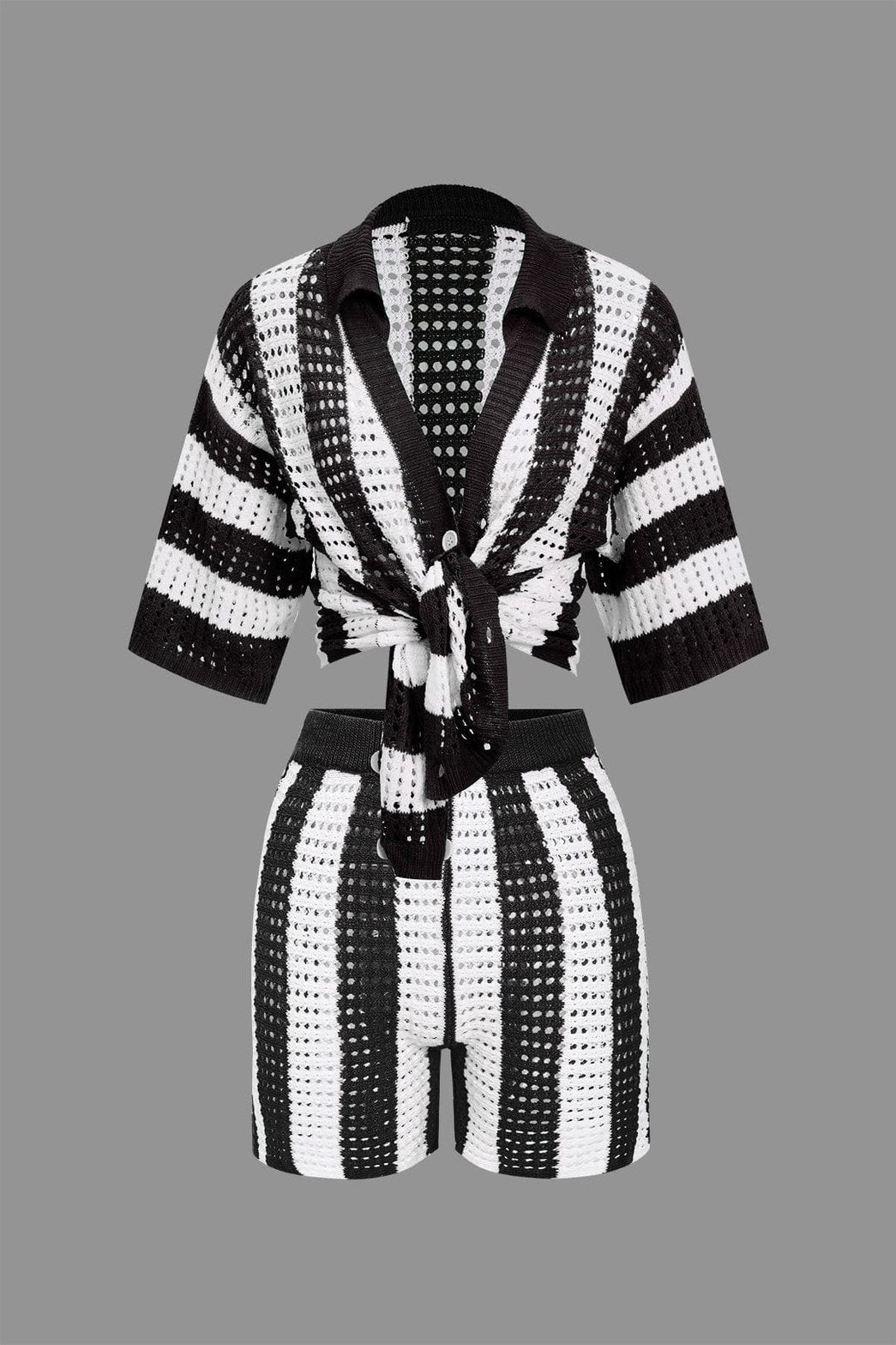 Ensemble tricot bicolore liberté