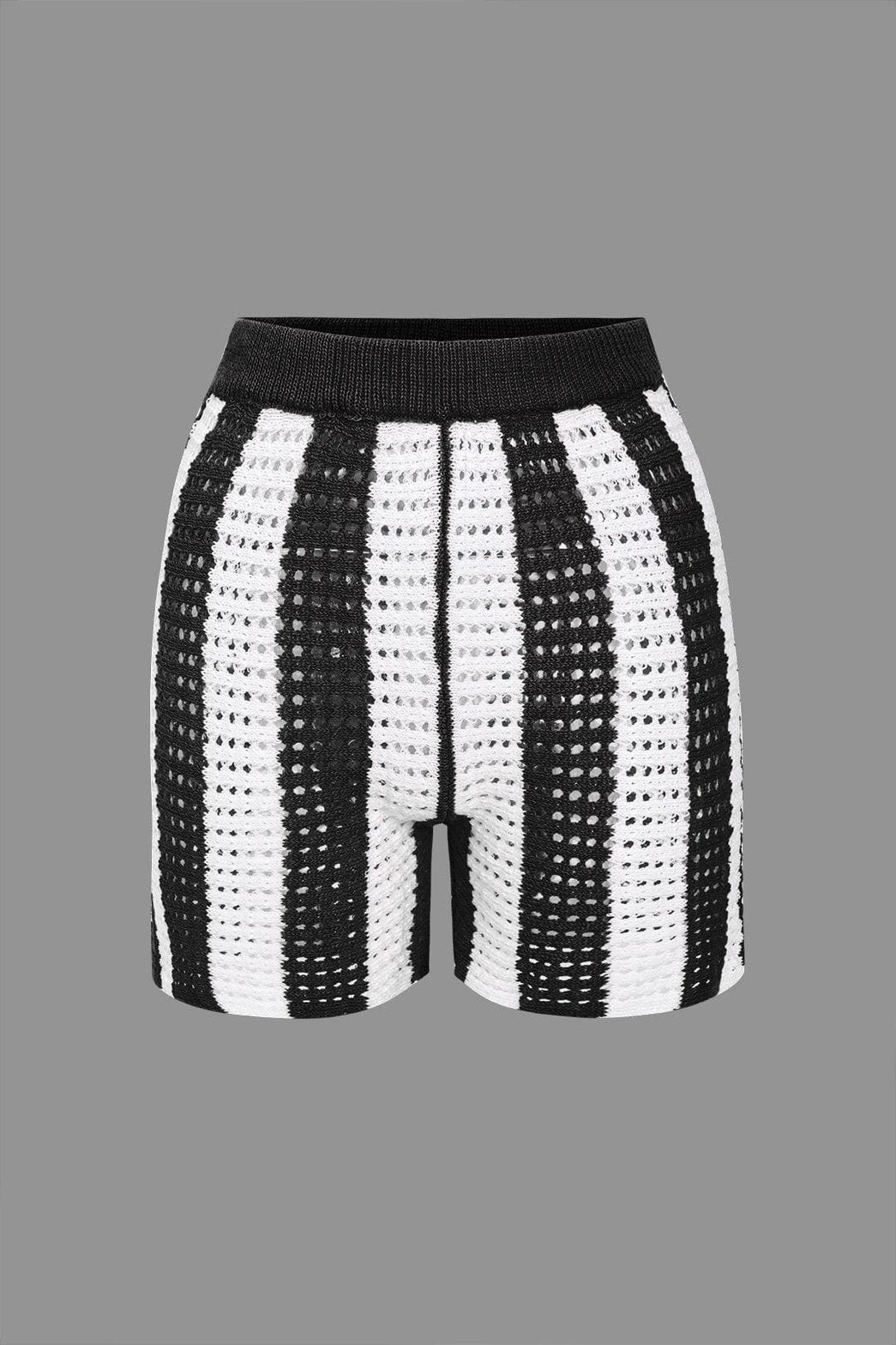 Ensemble tricot rayé orange charme