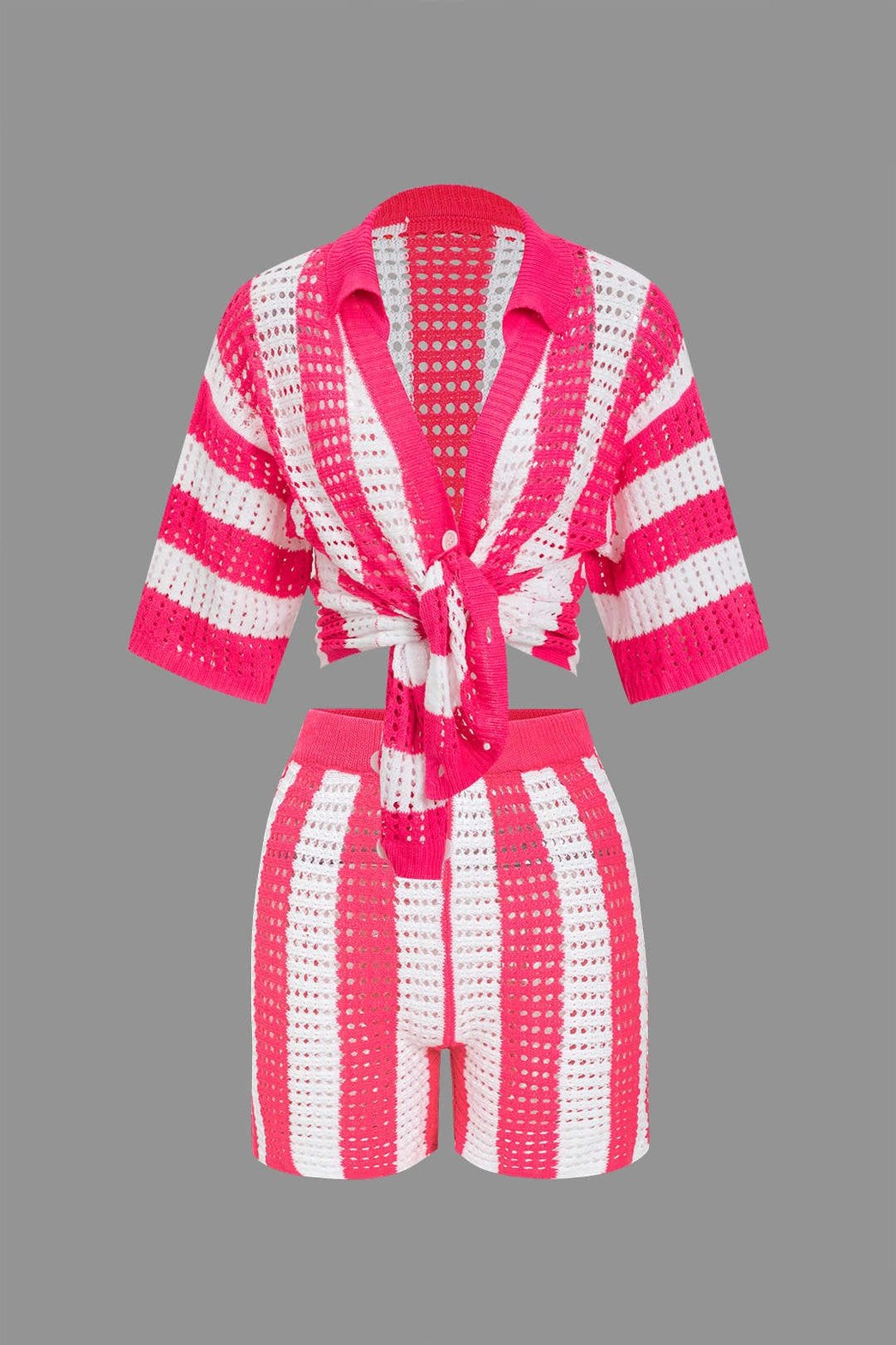 Short et haut coordonnés orange brise