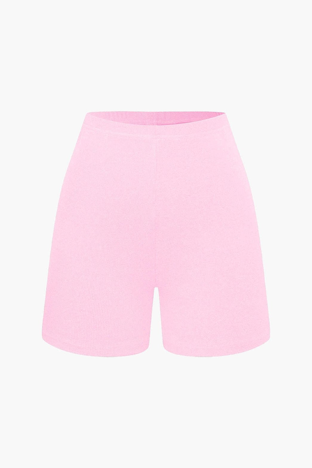 Ensemble Short Côtelé Basic Gris