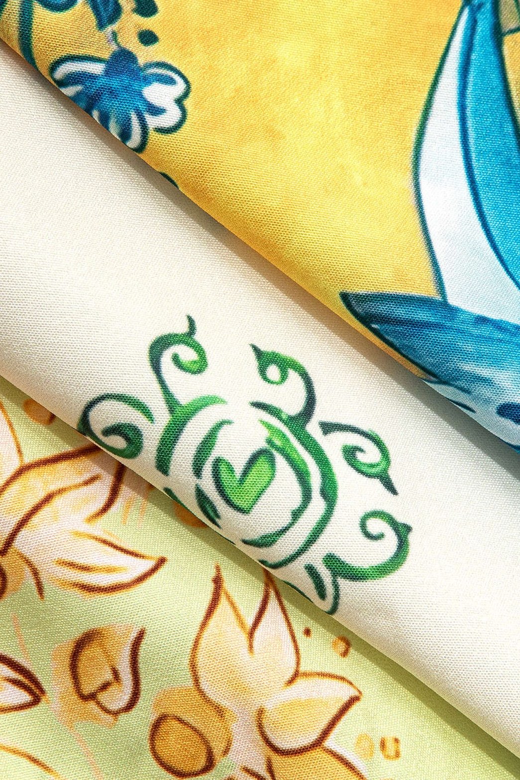 Ensemble coordonné motif foulard vue rapprochée arc