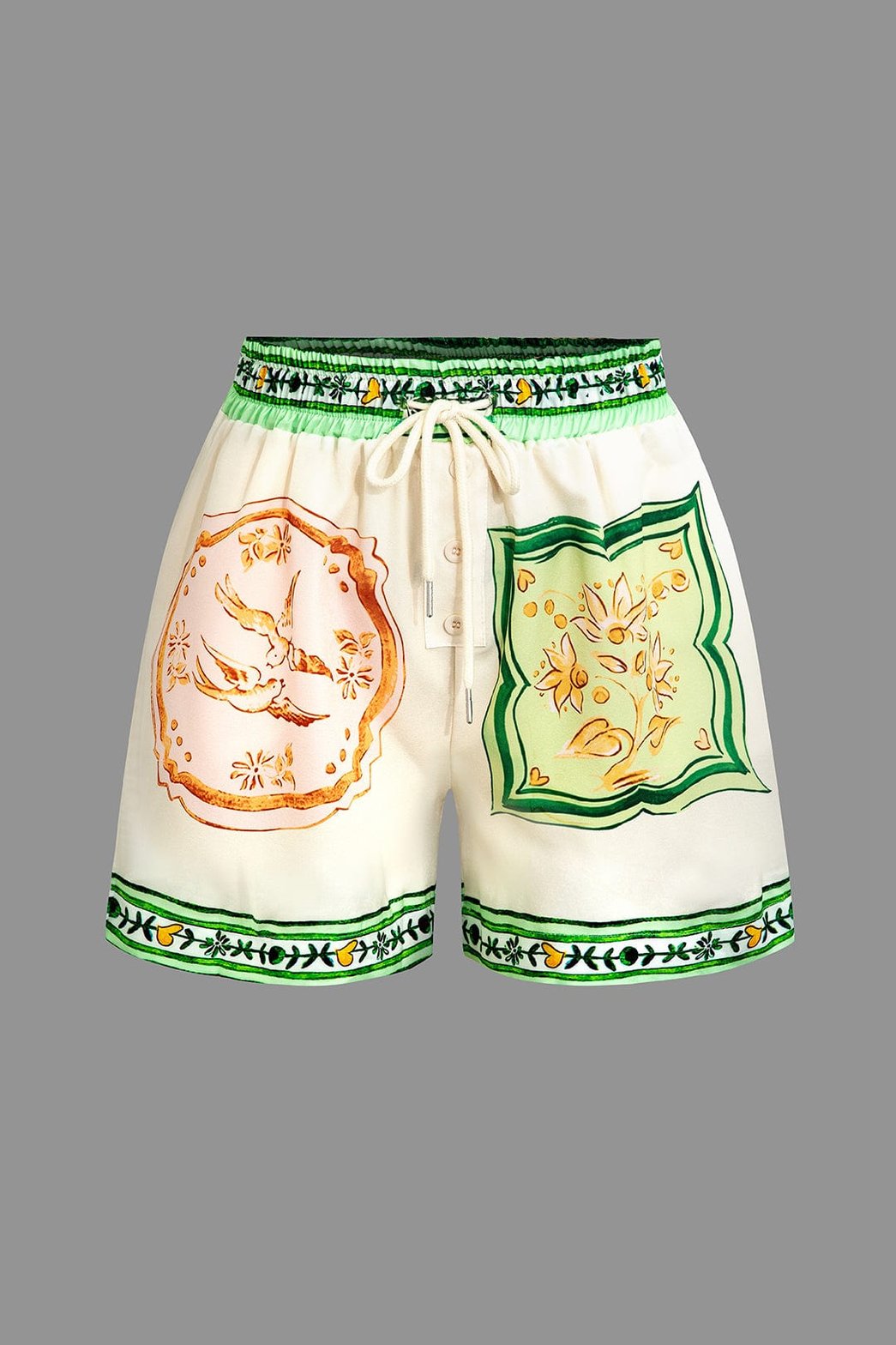 Ensemble coordonné motif foulard vue dos lune