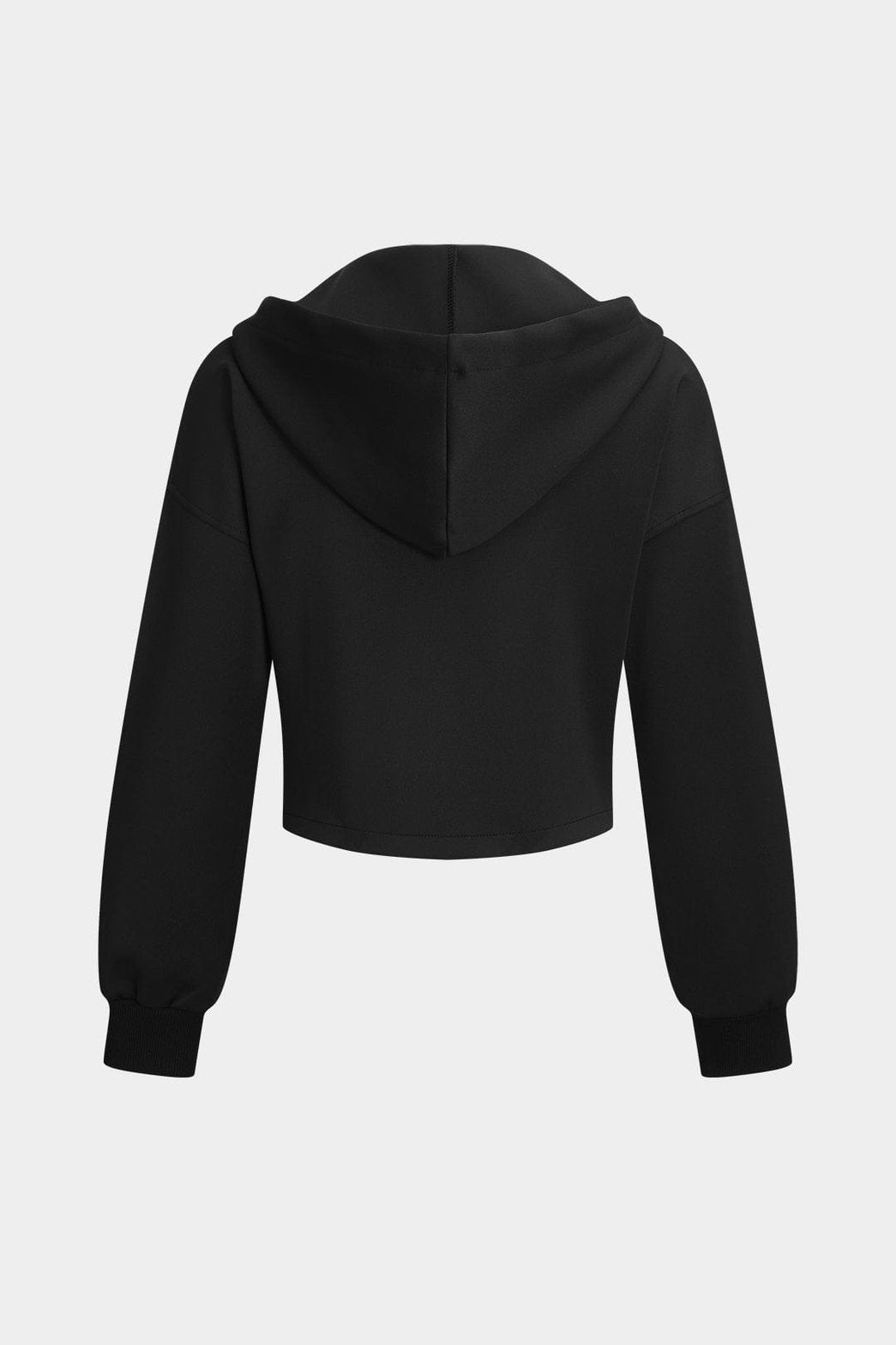 Détail zip et capuche de l'ensemble douceur