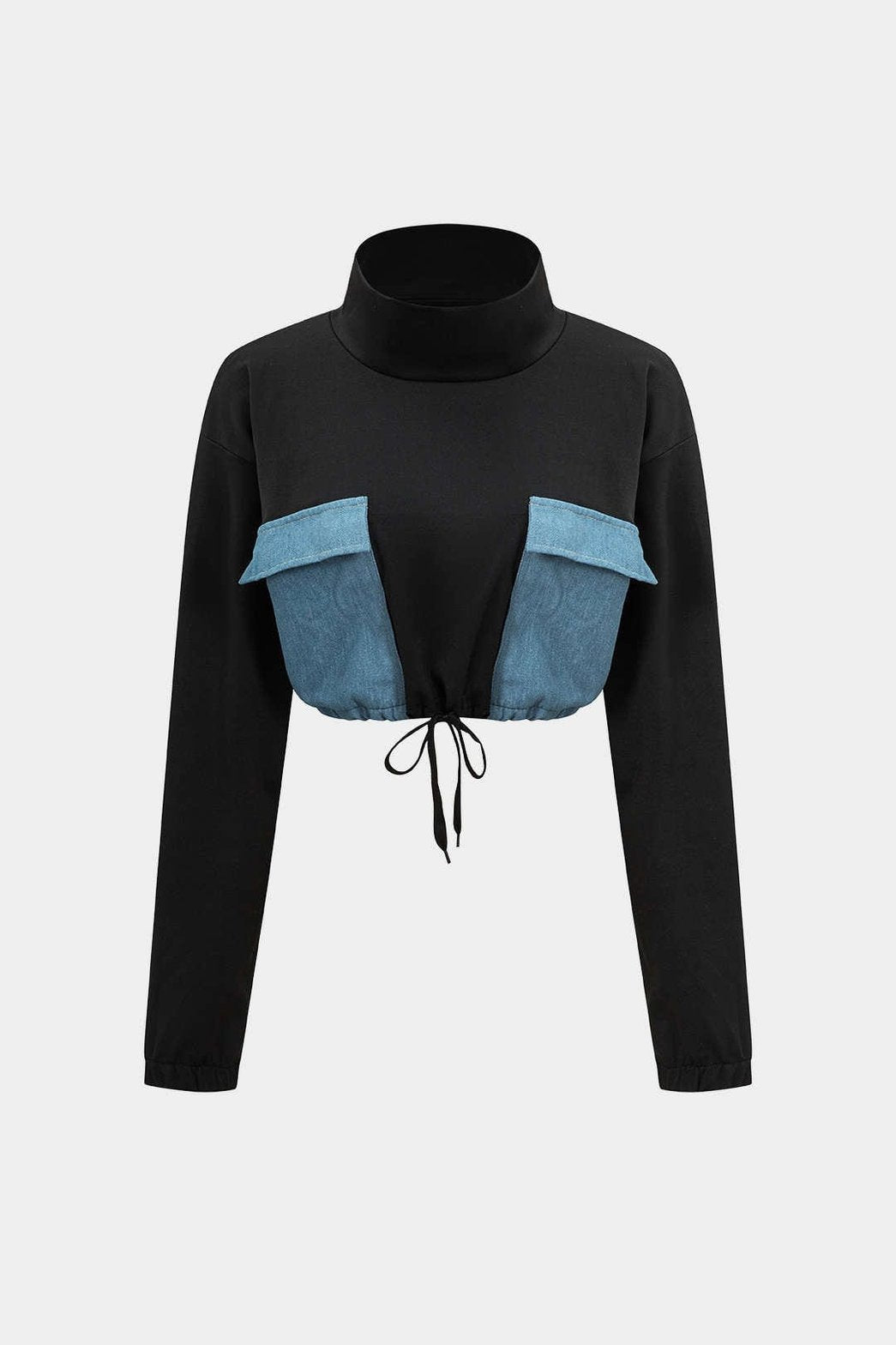 Ensemble sportswear détail poches denim lune