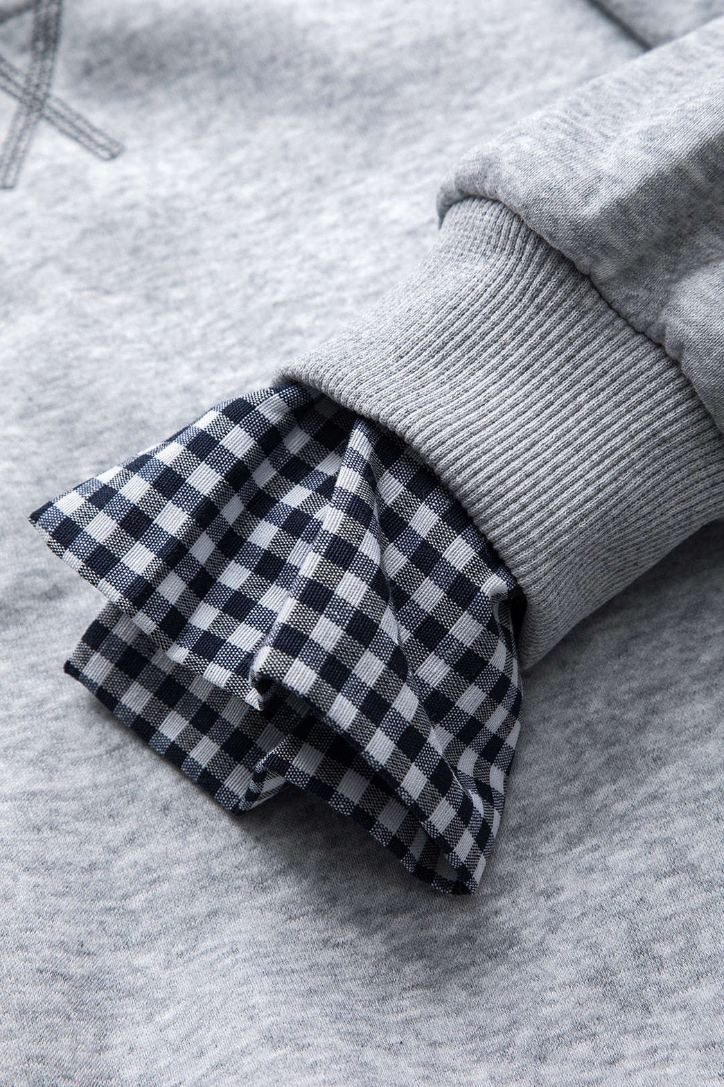 Vue détaillée ensemble gris cosy