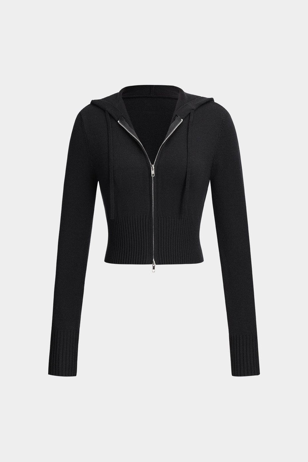 Détail pantalon noir ajusté zen