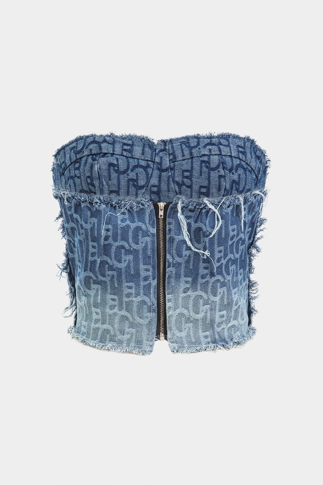 Ensemble jean tendance vue arrière nuage