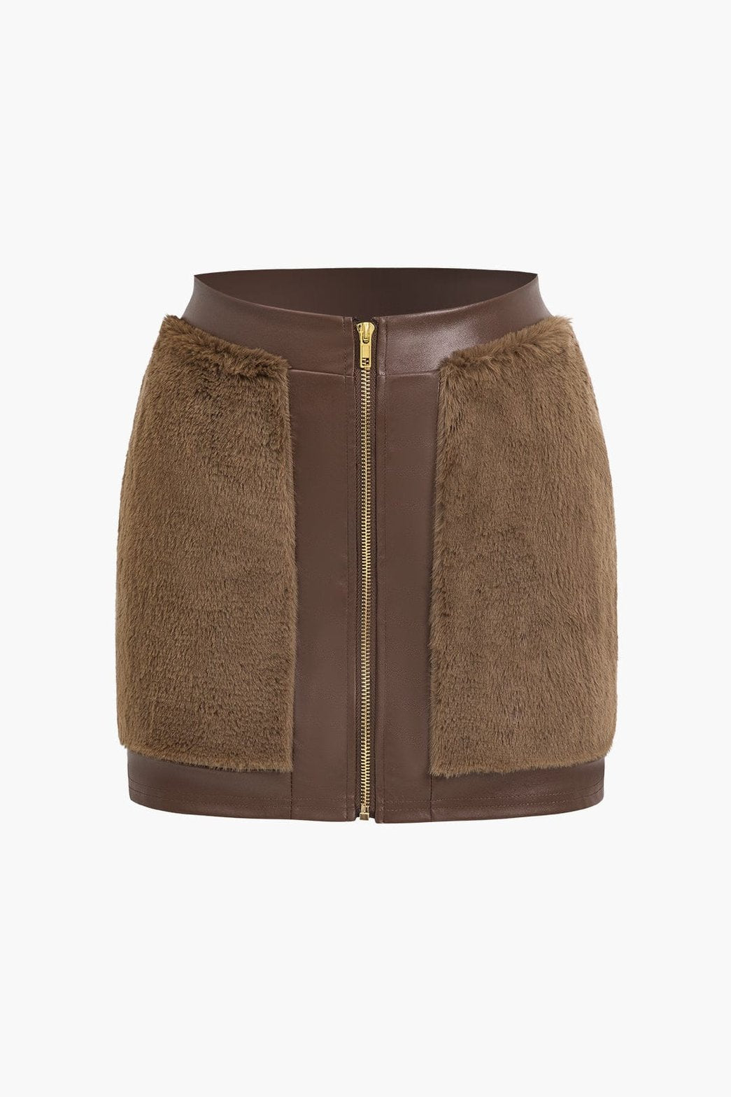 Ensemble deux pièces marron glamour