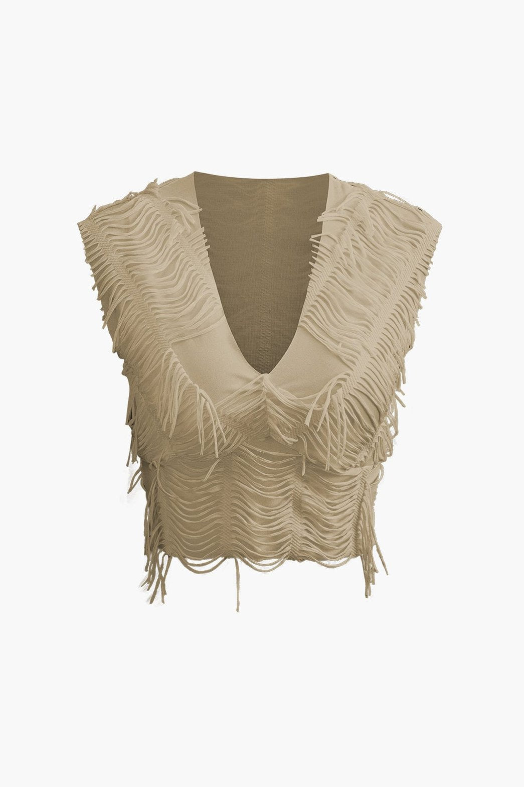 Ensemble Texturé Col V avec Jupe Longue