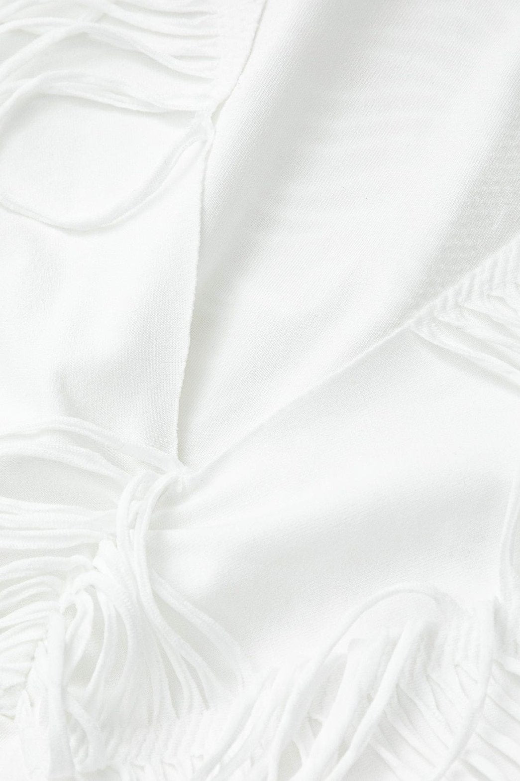 Ensemble Texturé Col V avec Jupe Longue