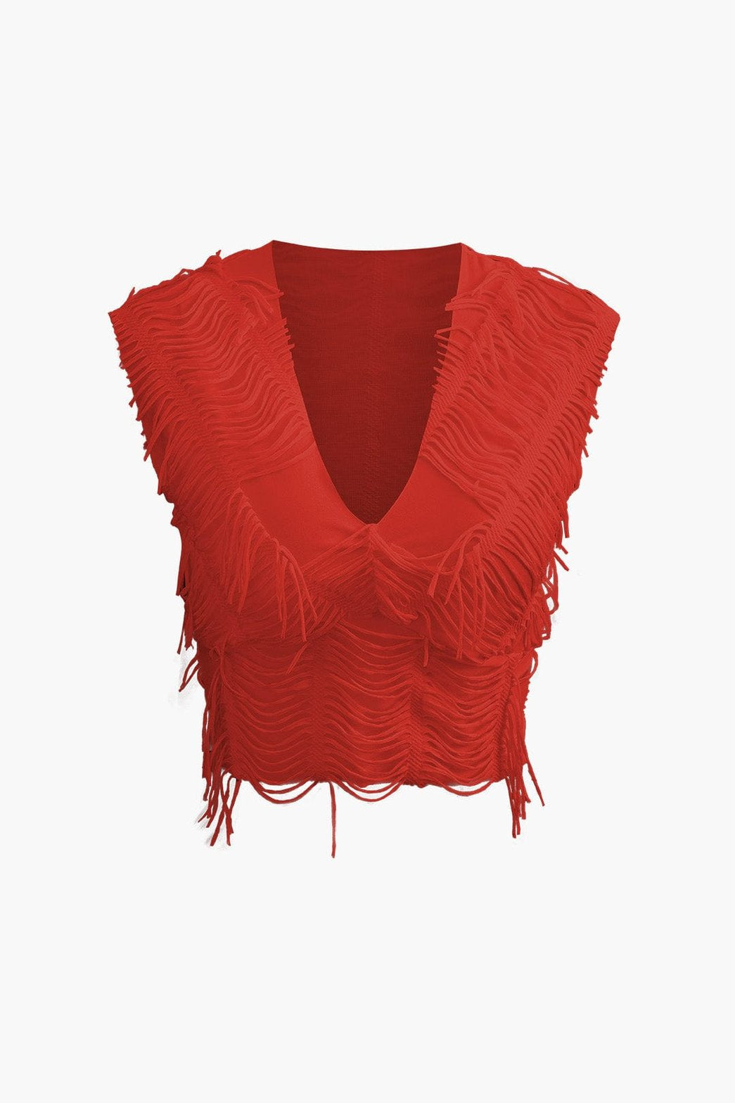 Ensemble Texturé Col V avec Jupe Longue