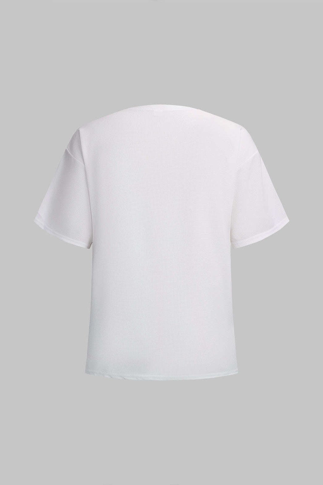 Détail t-shirt tie-dye rose légèreté