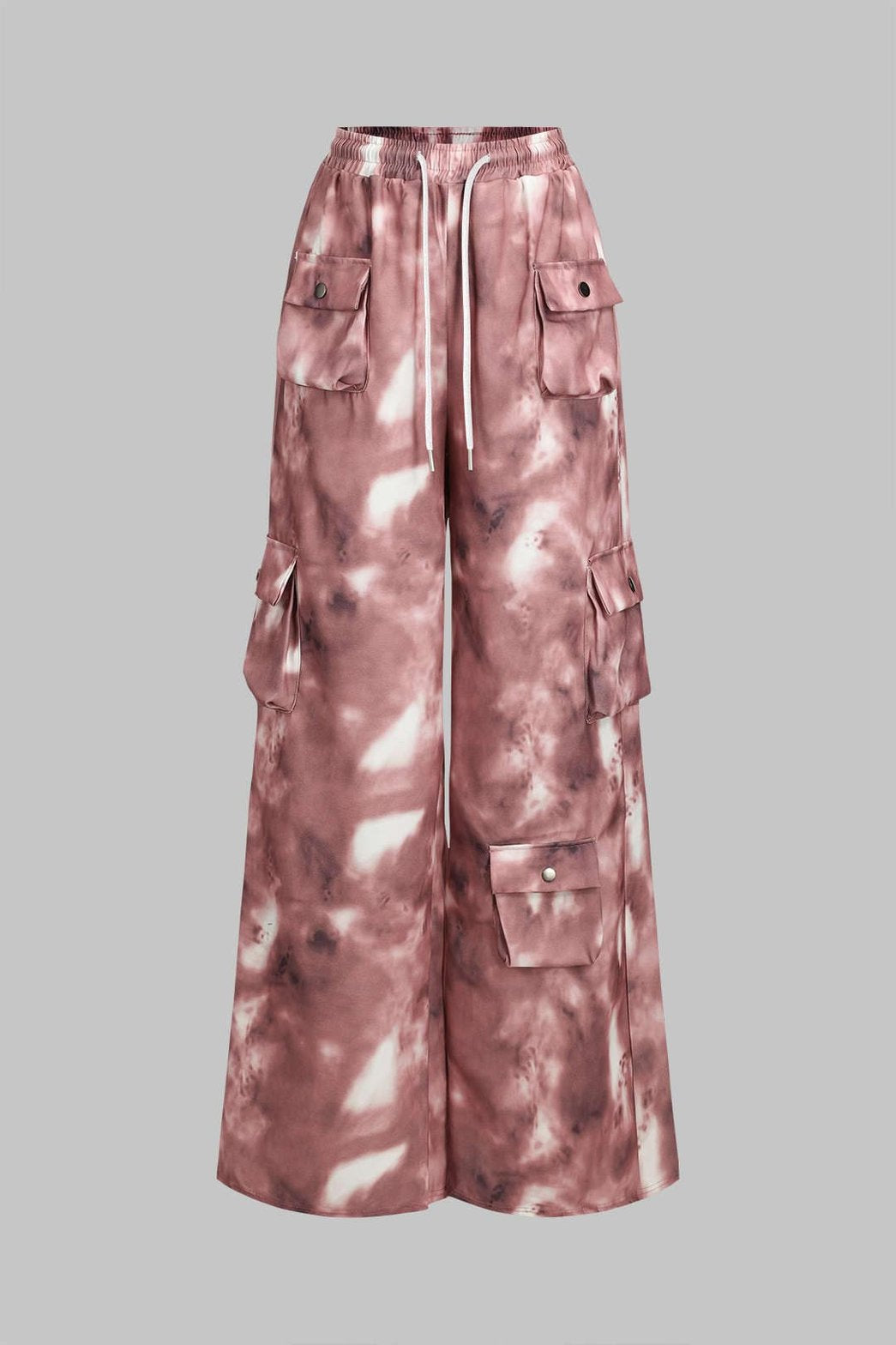 Détail pantalon tie-dye rose fluidité