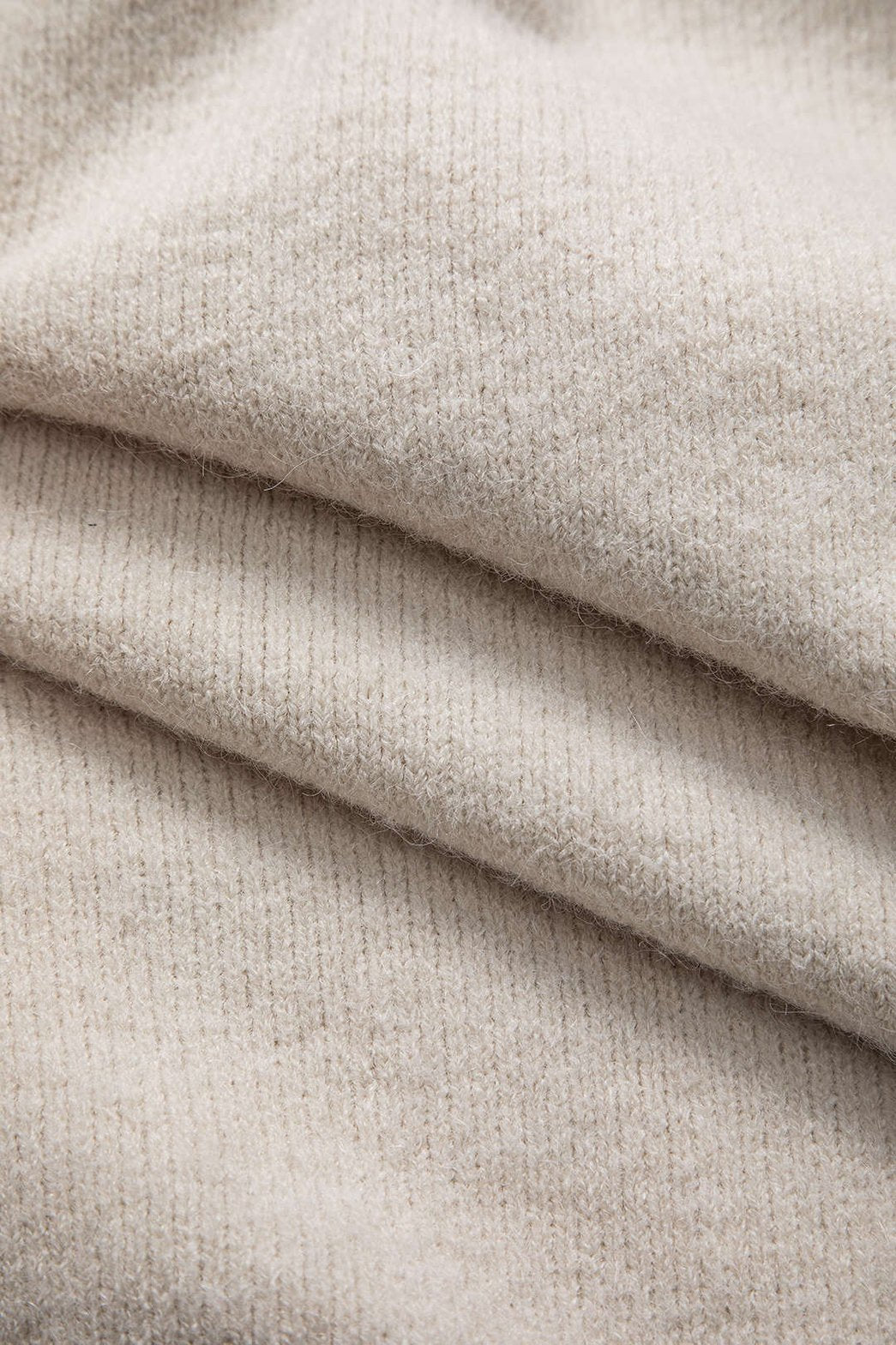 Set complet tricoté beige paix