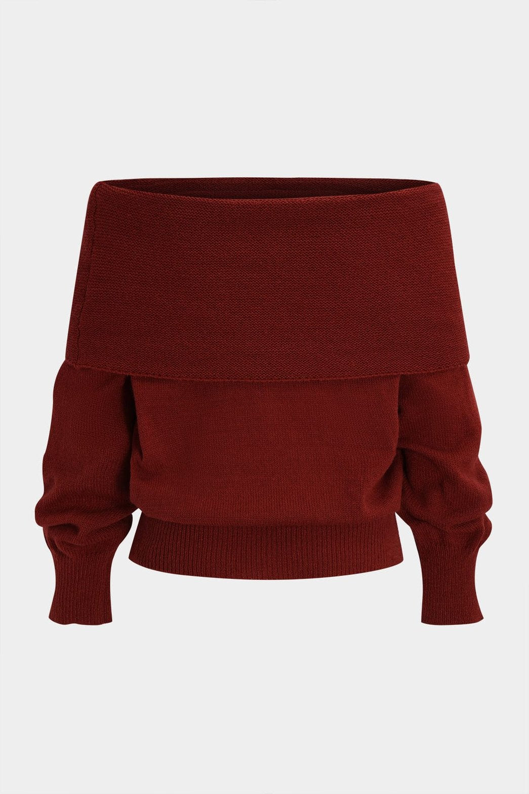 Ensemble tricot bordeaux profil gracieux