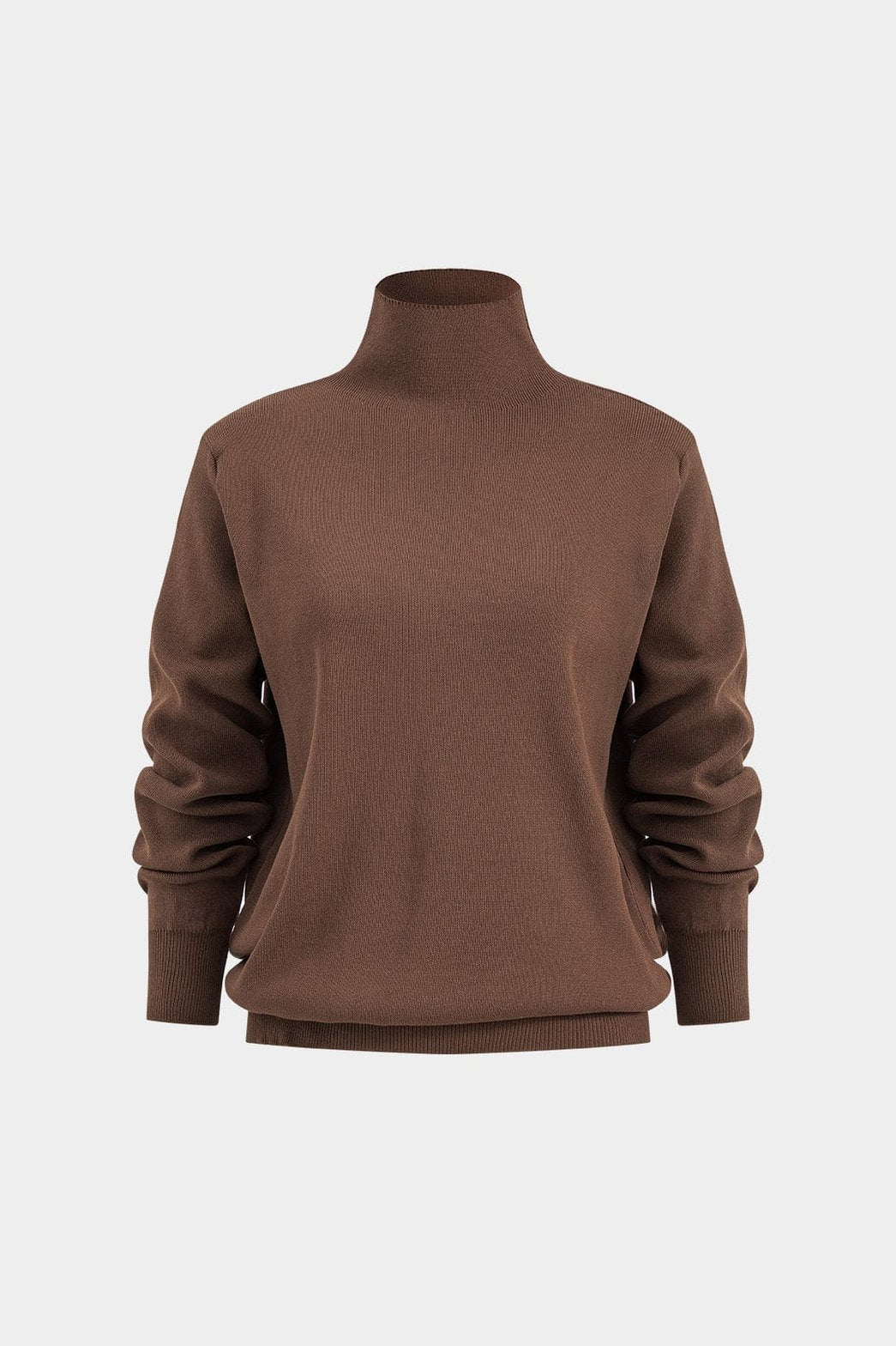 Ensemble pantalon et top marron confortable léger