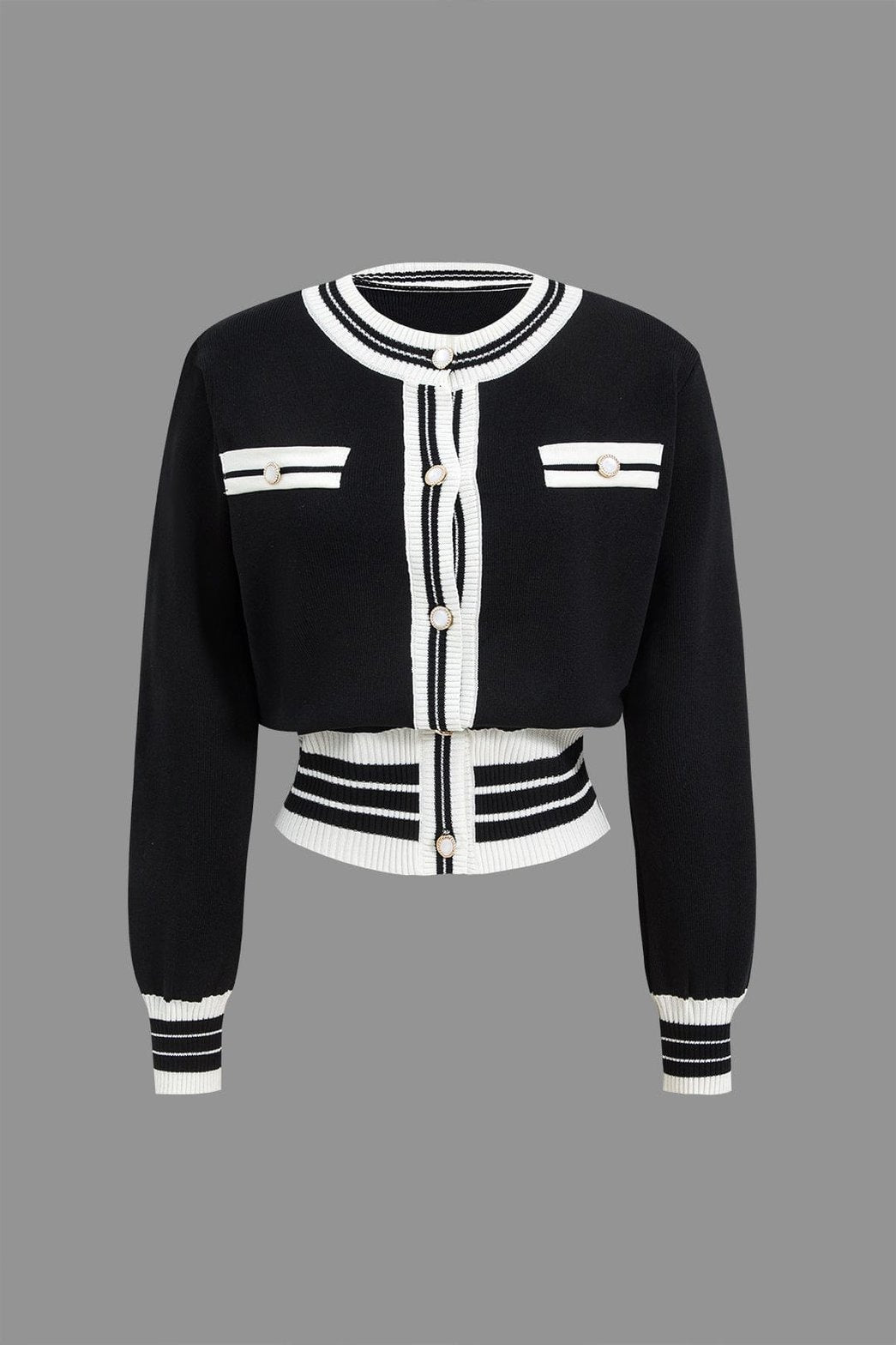 Cardigan et pantalon assortis chic