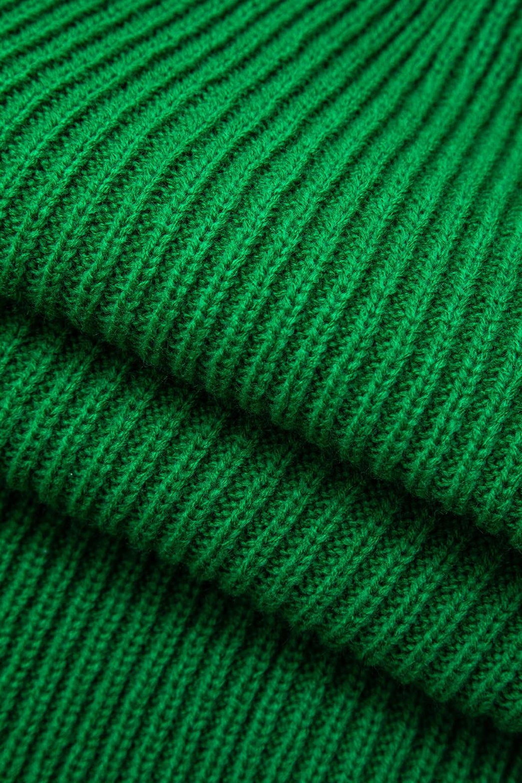 Ensemble Tricot Côtelé Pull Col V et Jupe