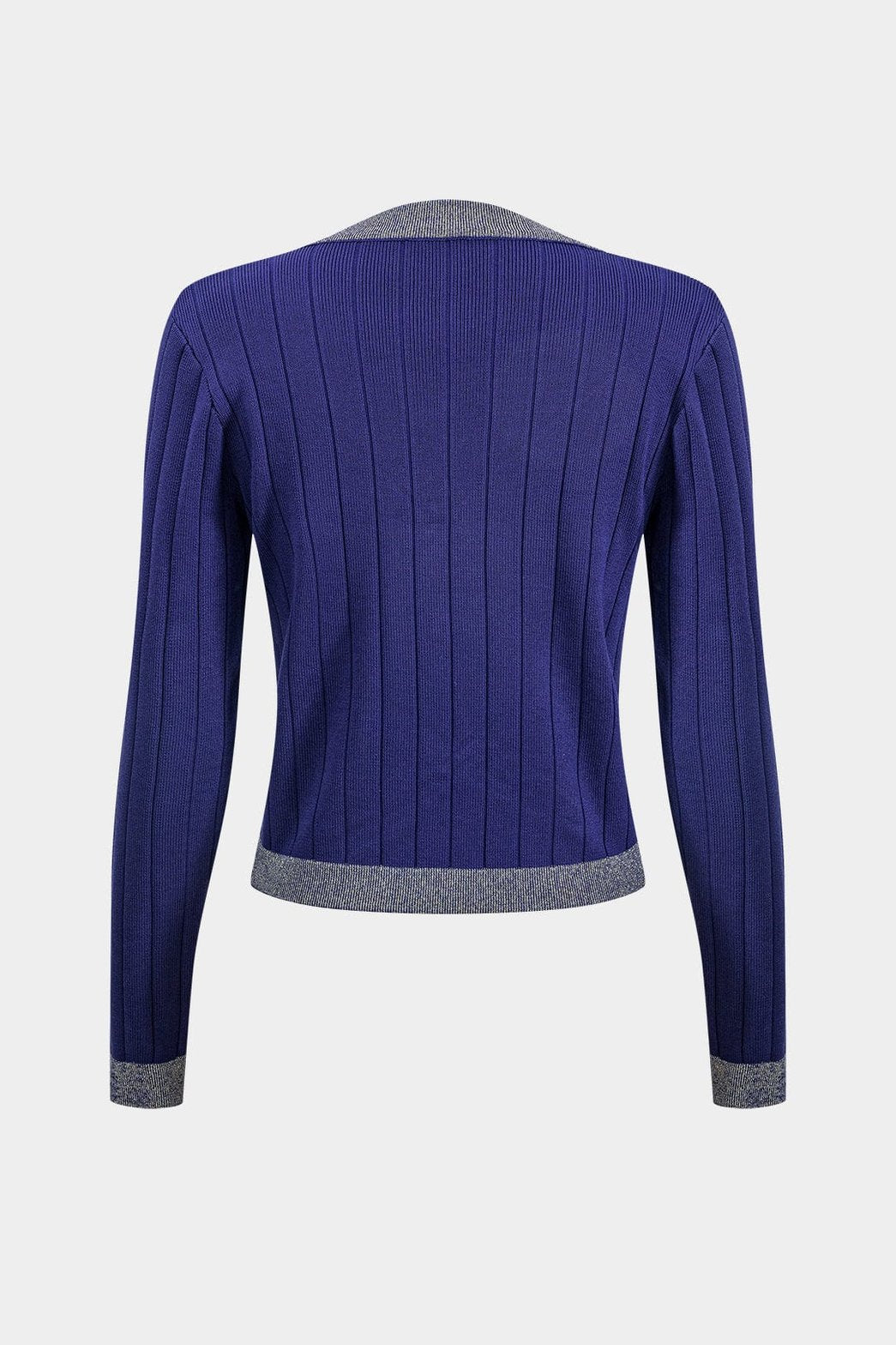 Vue dos robe longue tricot élégance